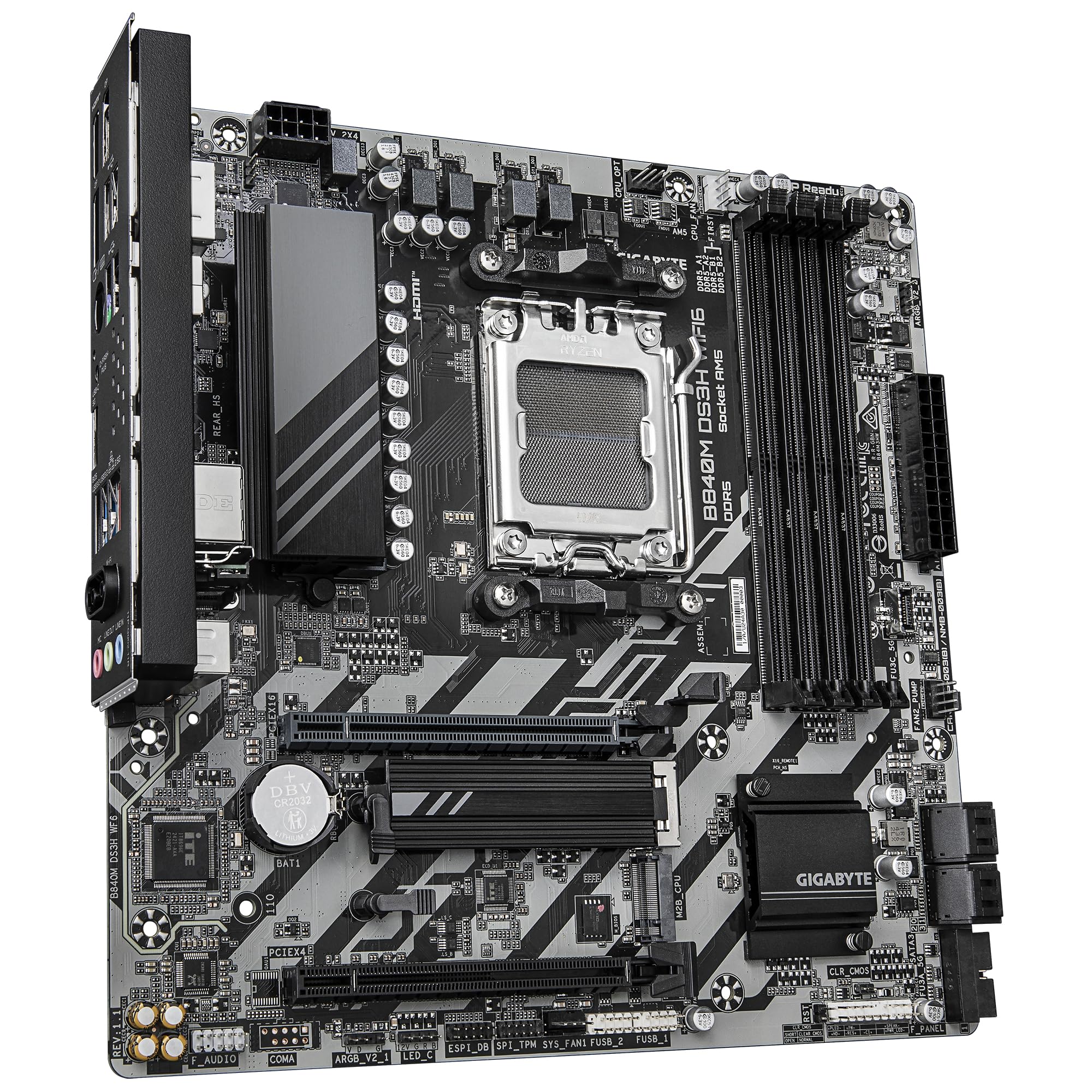 Gigabyte B840M DS3H WIFI6 Scheda Madre AMD AM5 DDR5