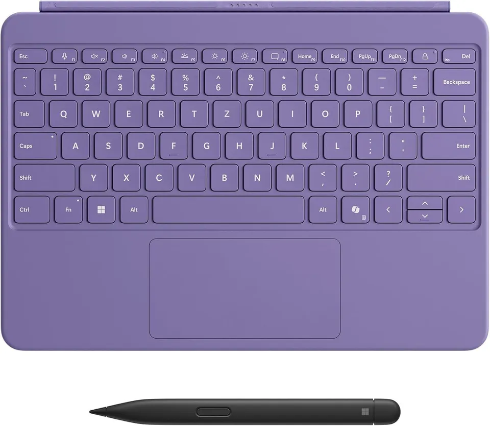 Microsoft Surface Pro 12'' Tastiera con Slim Pen Viola retroilluminata