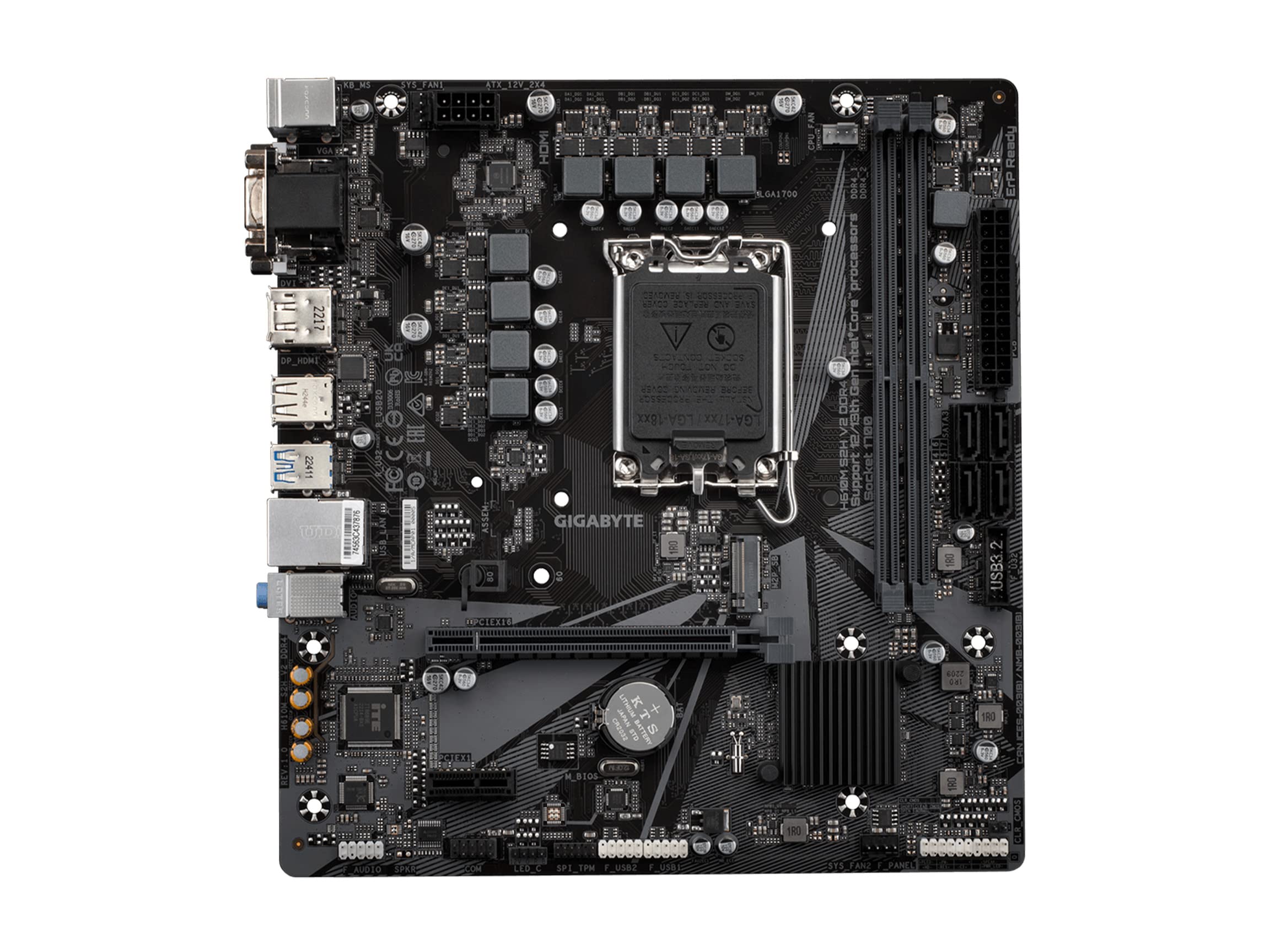 Gigabyte H610M S2H V2 DDR4 scheda madre Micro ATX LGA1700