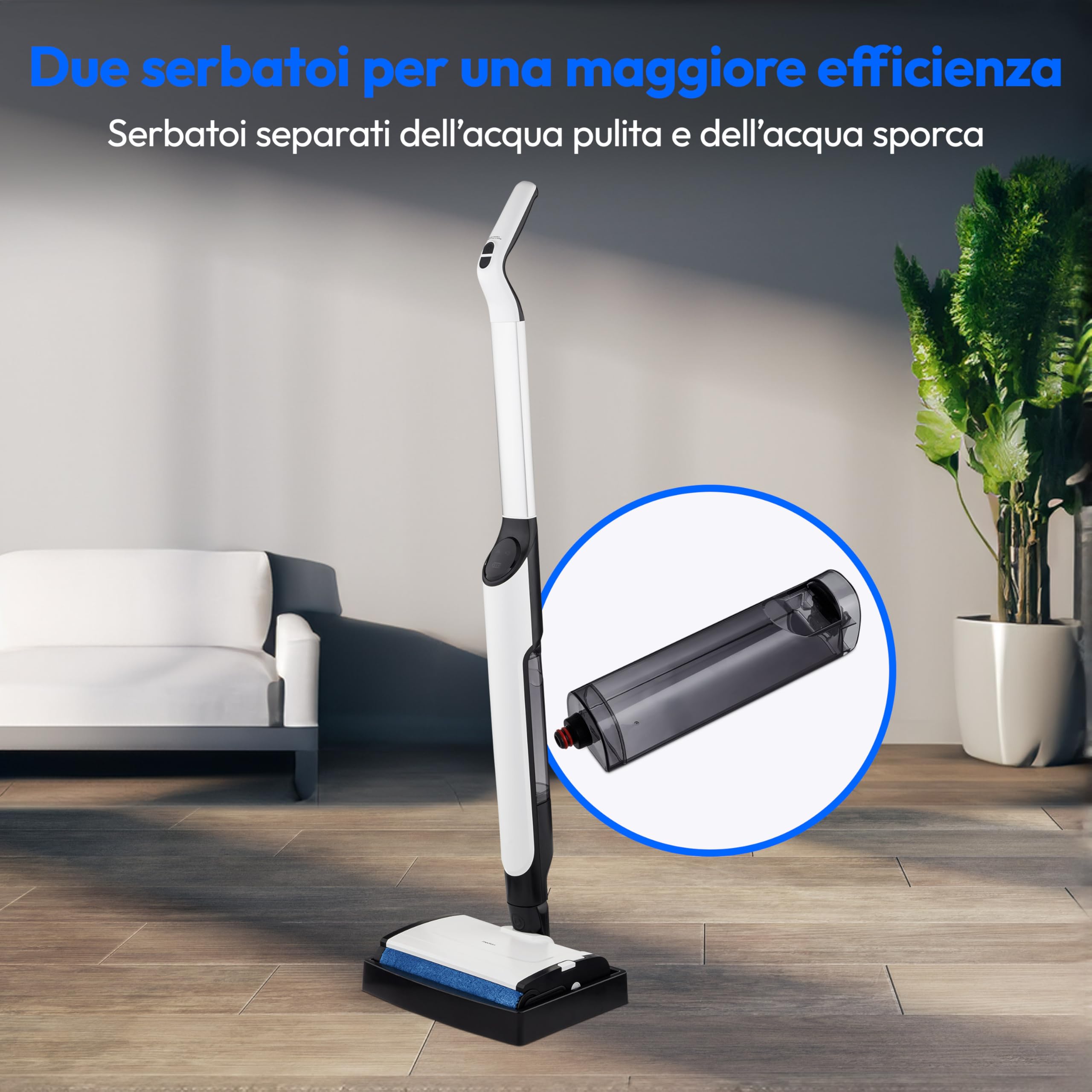 Medion H09 lavapavimenti senza fili 45 minuti