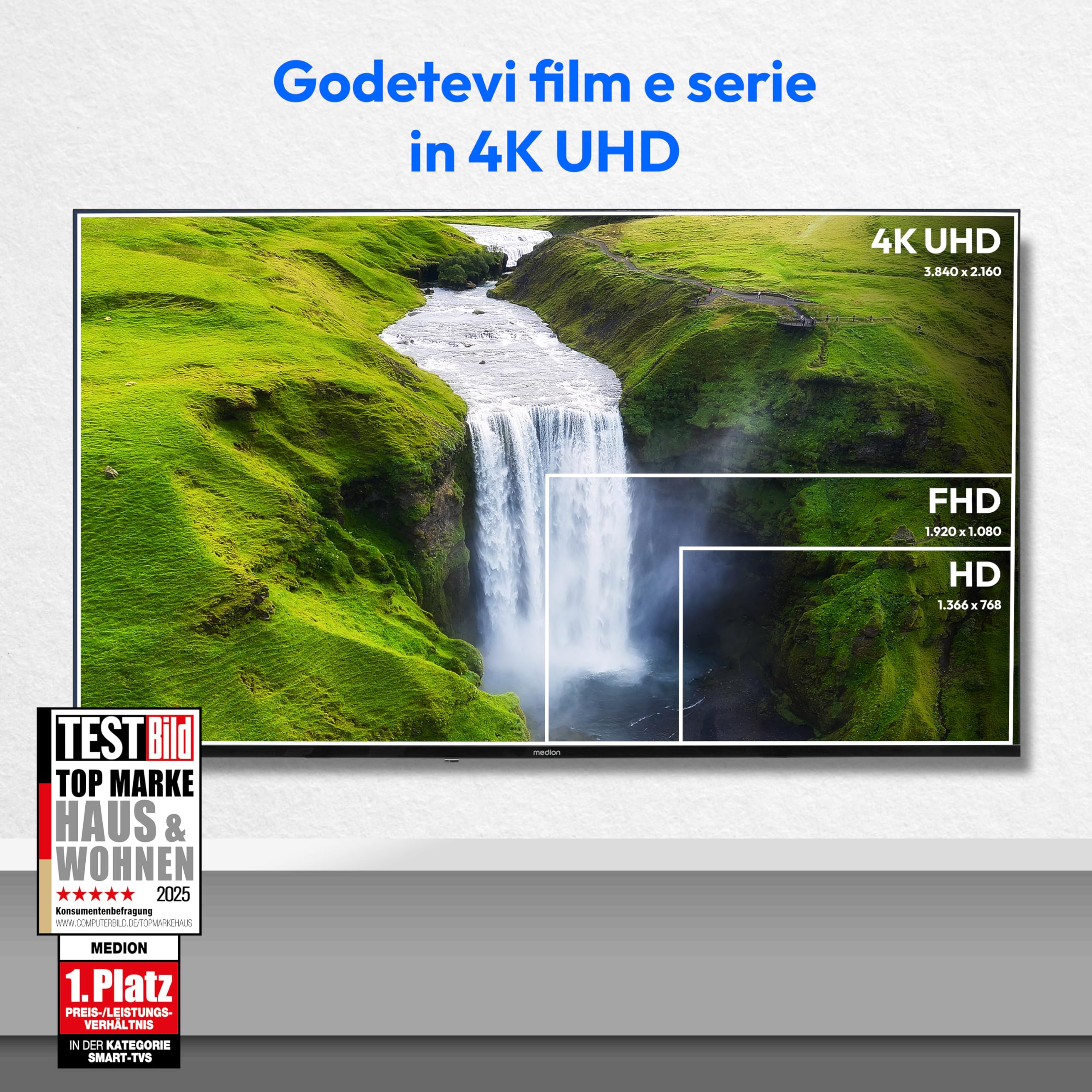 MEDION MD 843200 Smart TV 43" 4K HDR10
