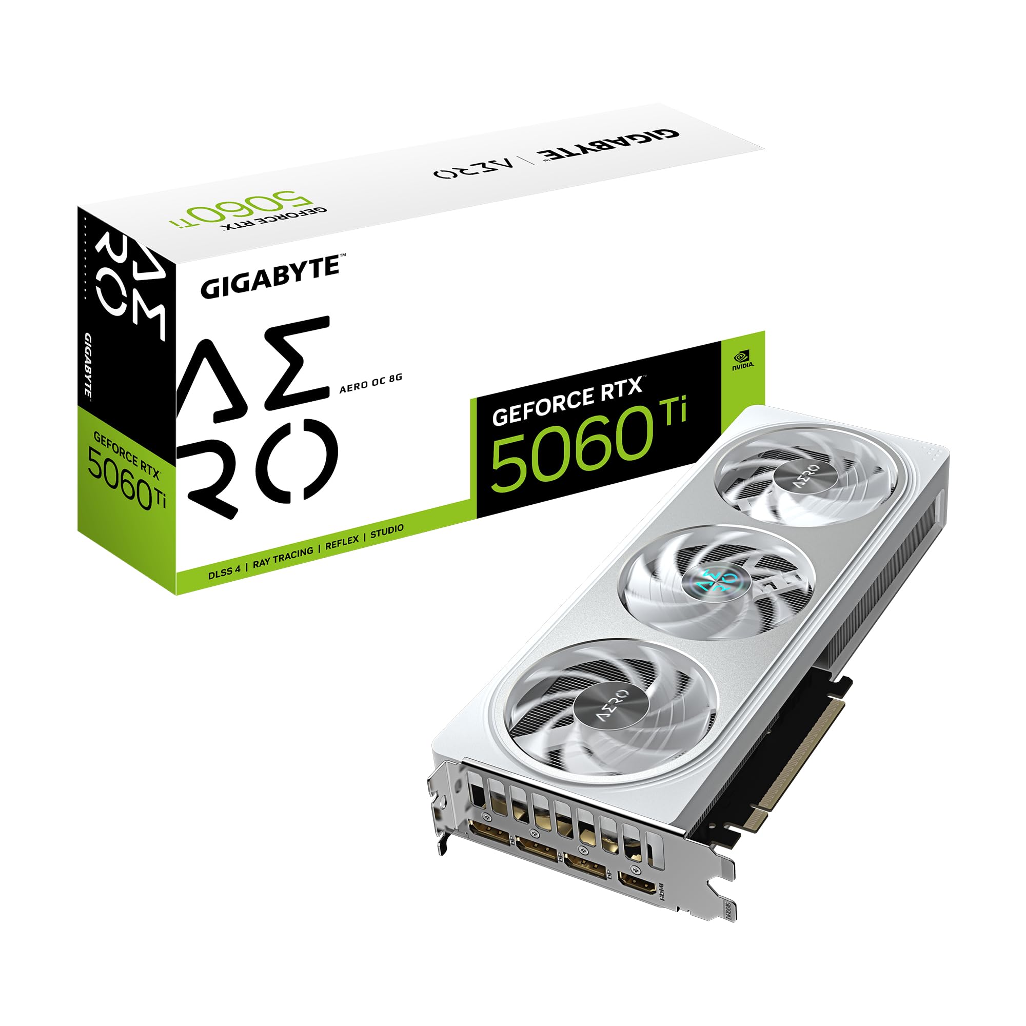 GIGABYTE AERO RTX 5060 Ti OC 8G scheda video 8 GB GDDR7 FH/FL