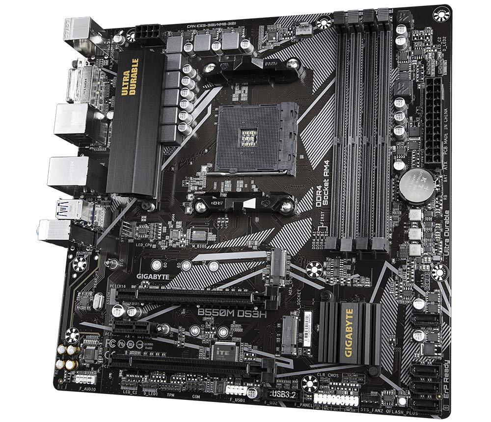 Gigabyte B550M DS3H scheda madre AM4 micro ATX