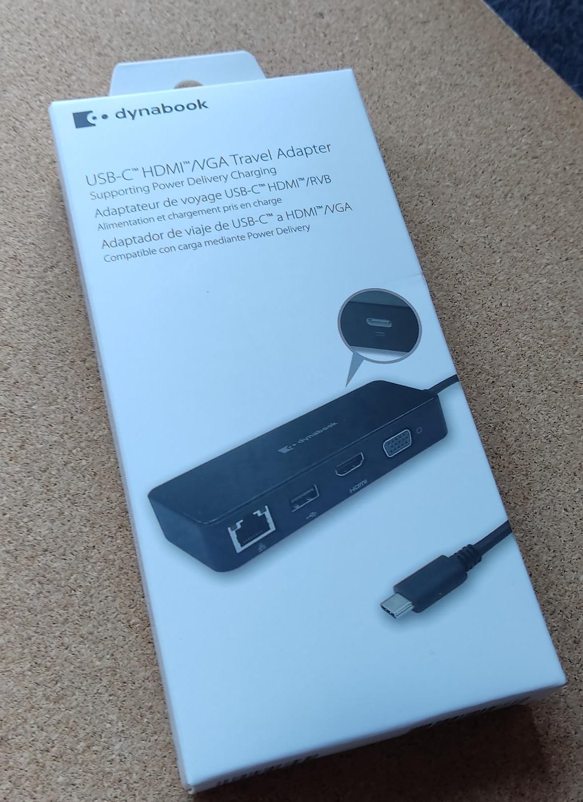 Dynabook Travel Adapter adattatore USB-C HDMI VGA LAN