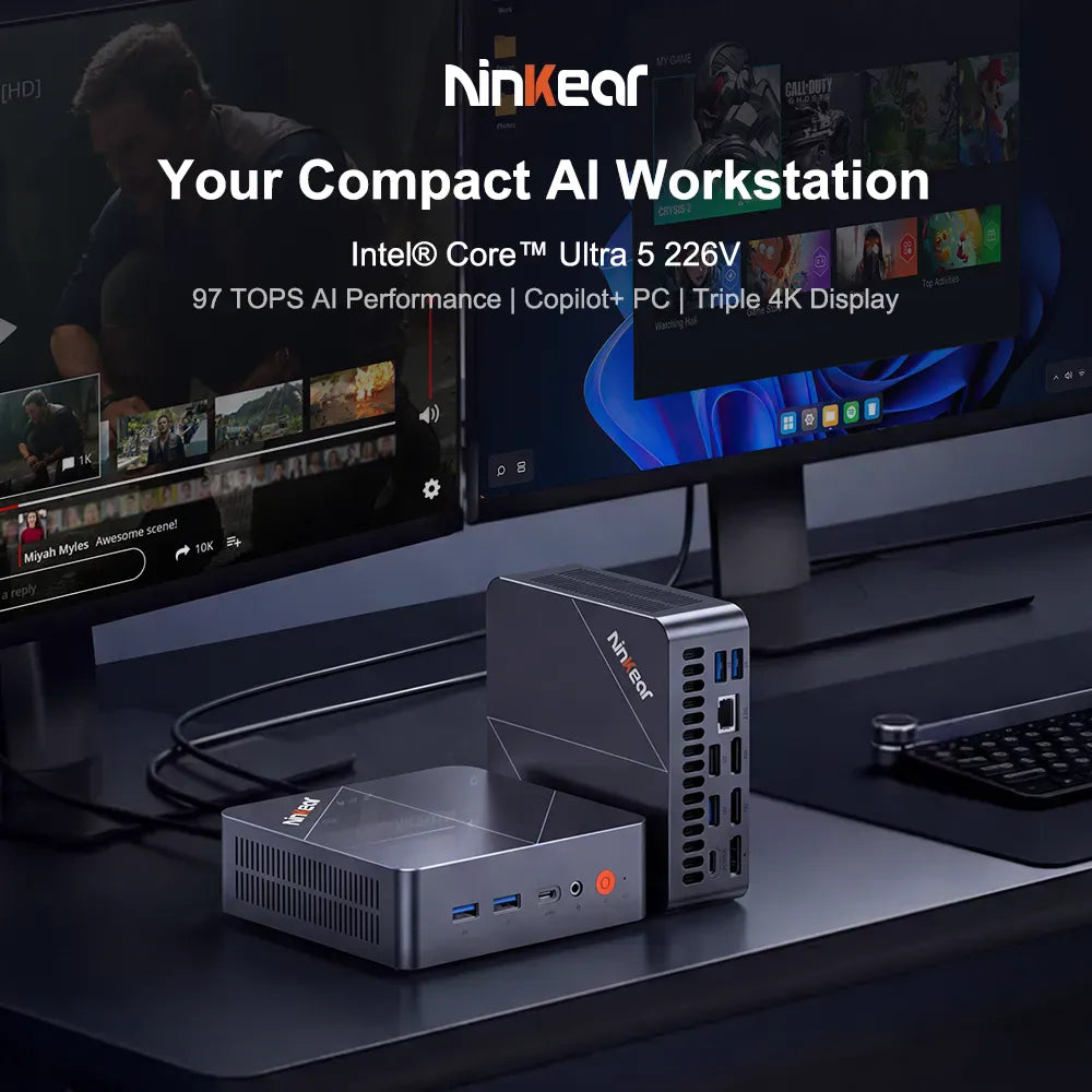 Ninkear L20 Ultra 5 226V mini PC 16GB 512GB SSD AI