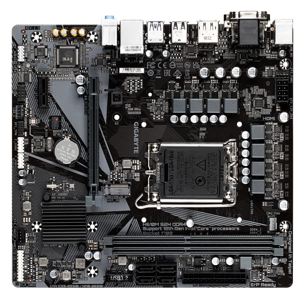Gigabyte H610M S2H DDR4 scheda madre micro-ATX DDR4