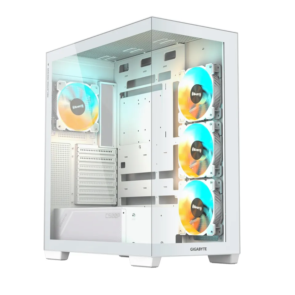GIGABYTE C500 Panoramic Stealth case ATX vetro nero