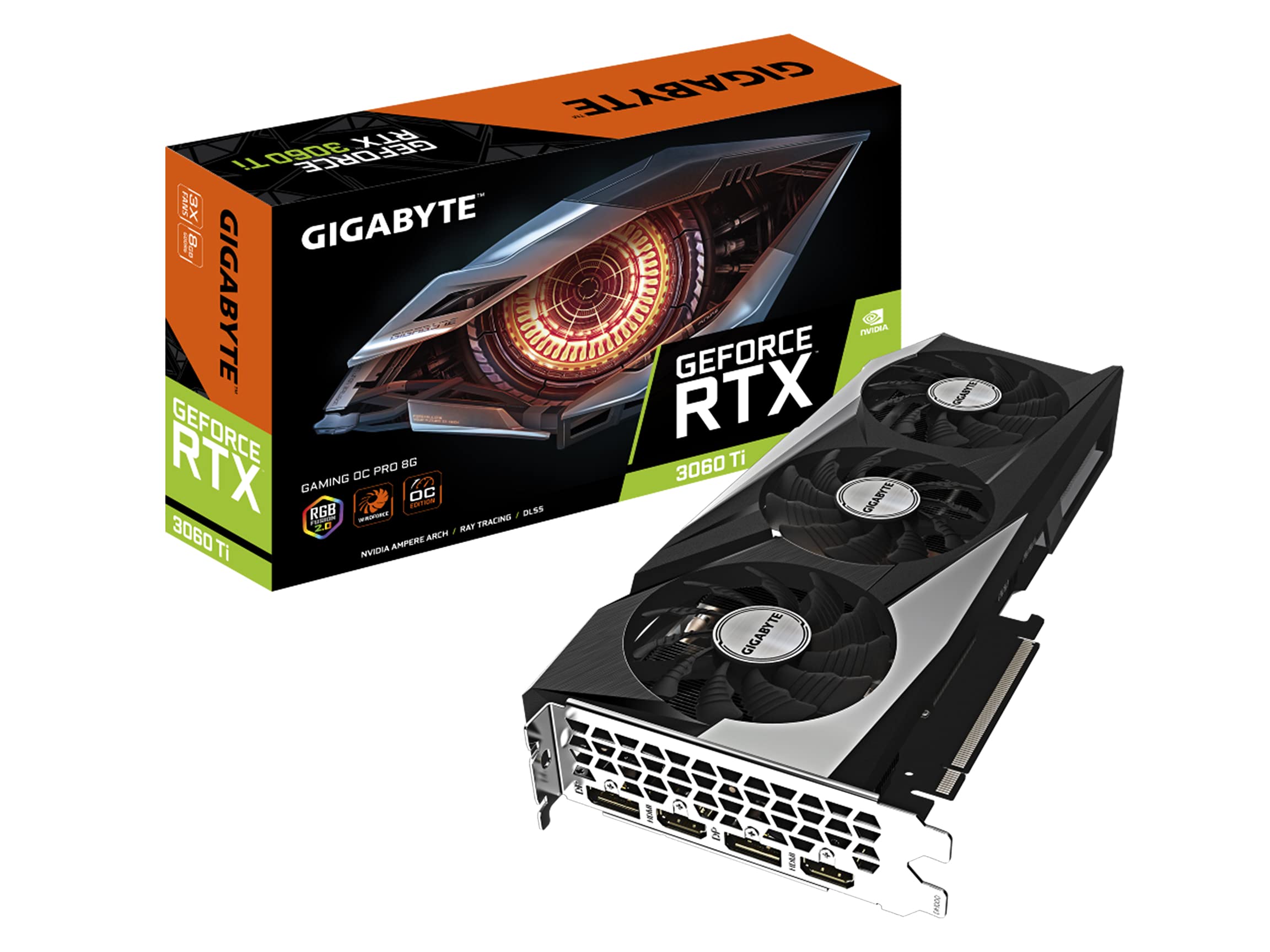 GIGABYTE Gaming RTX 3060 Ti OC PRO scheda video 8GB