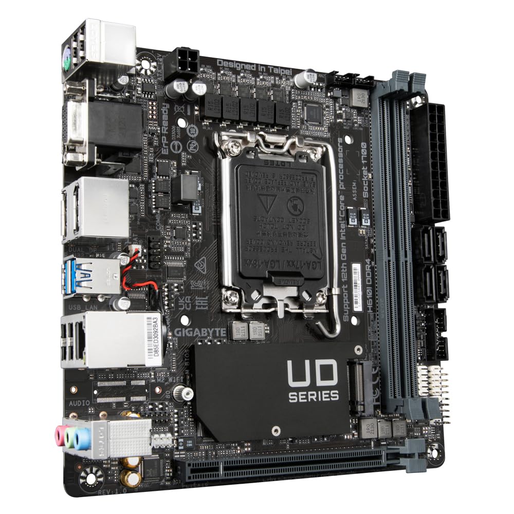 GIGABYTE H610I DDR4 scheda madre mini-ITX LGA1700