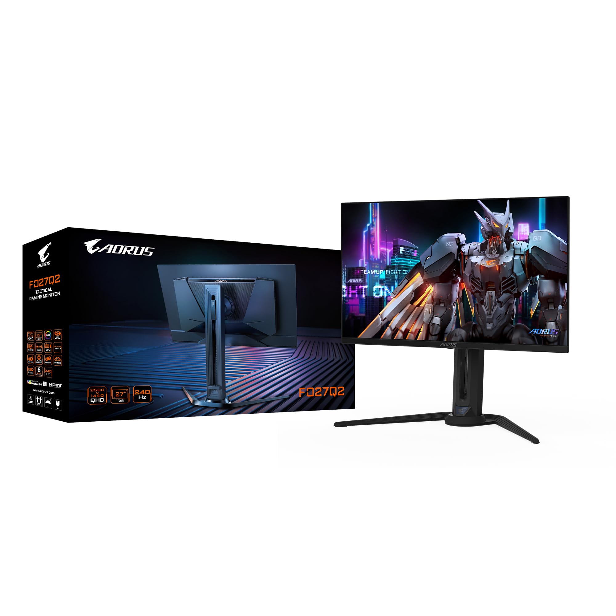 AORUS FO27Q2 monitor gaming OLED 27" QHD 240Hz