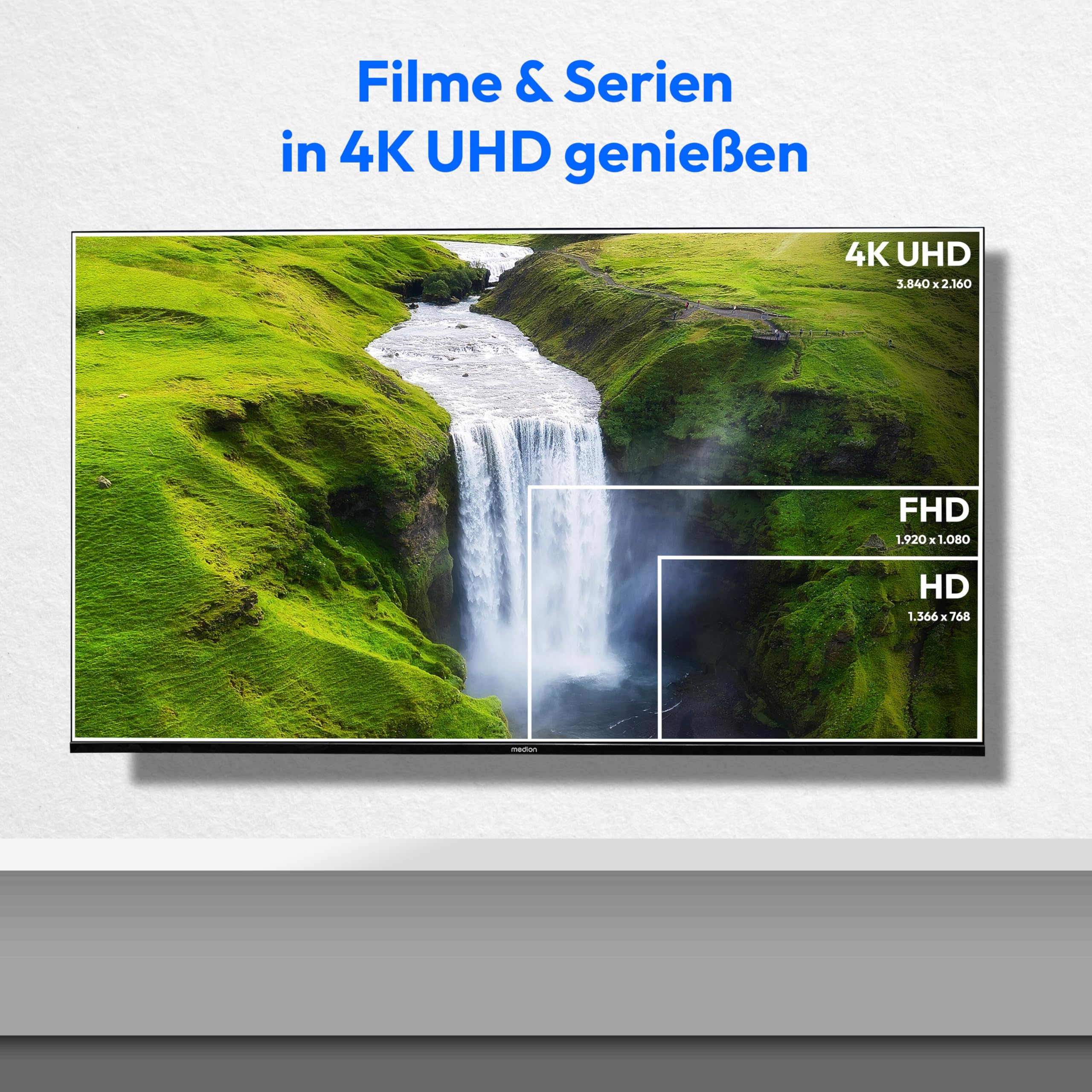 Medion MD 850601 TV QLED 50 pollici 4K Smart Vidaa