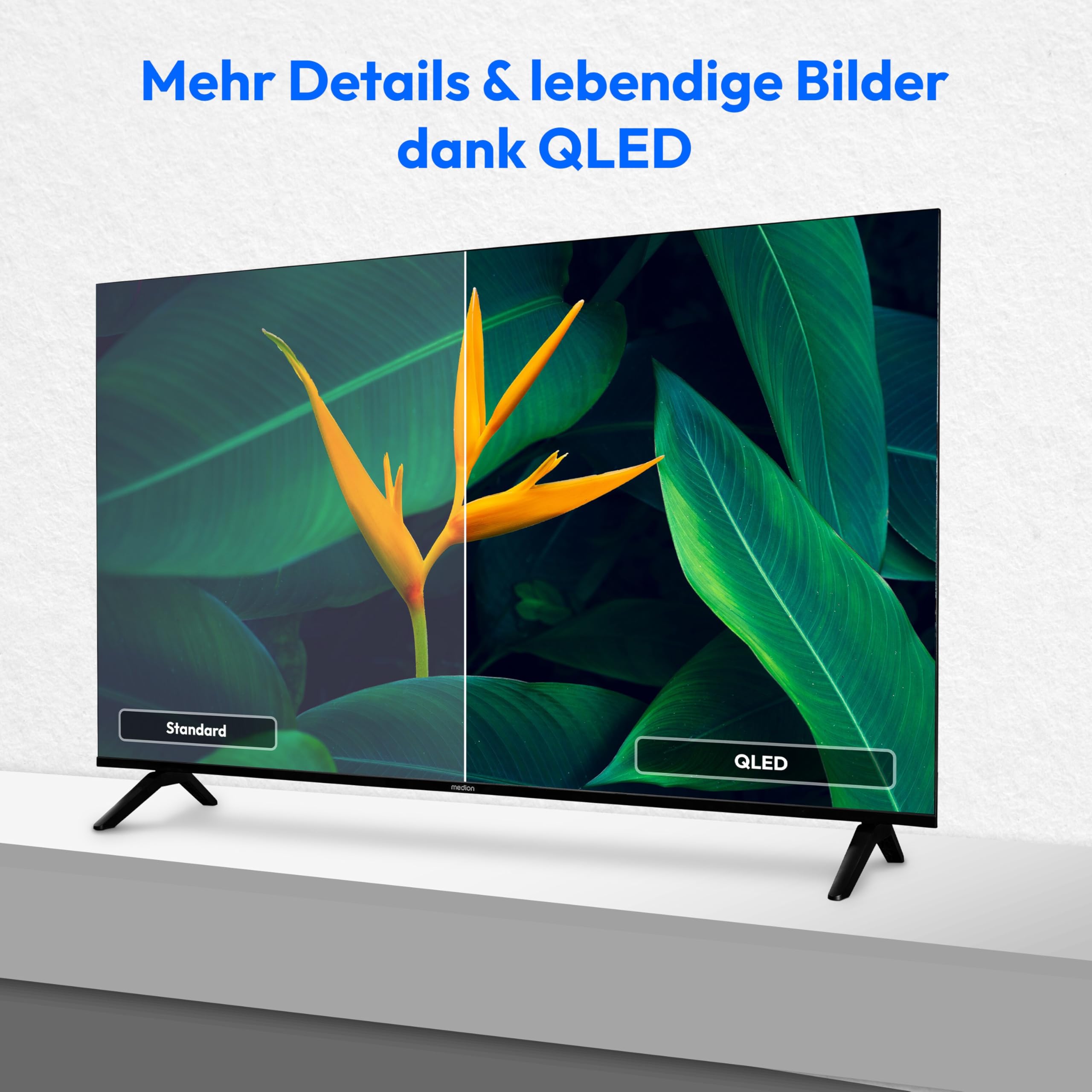 Medion MD 850601 TV QLED 50 pollici 4K Smart Vidaa