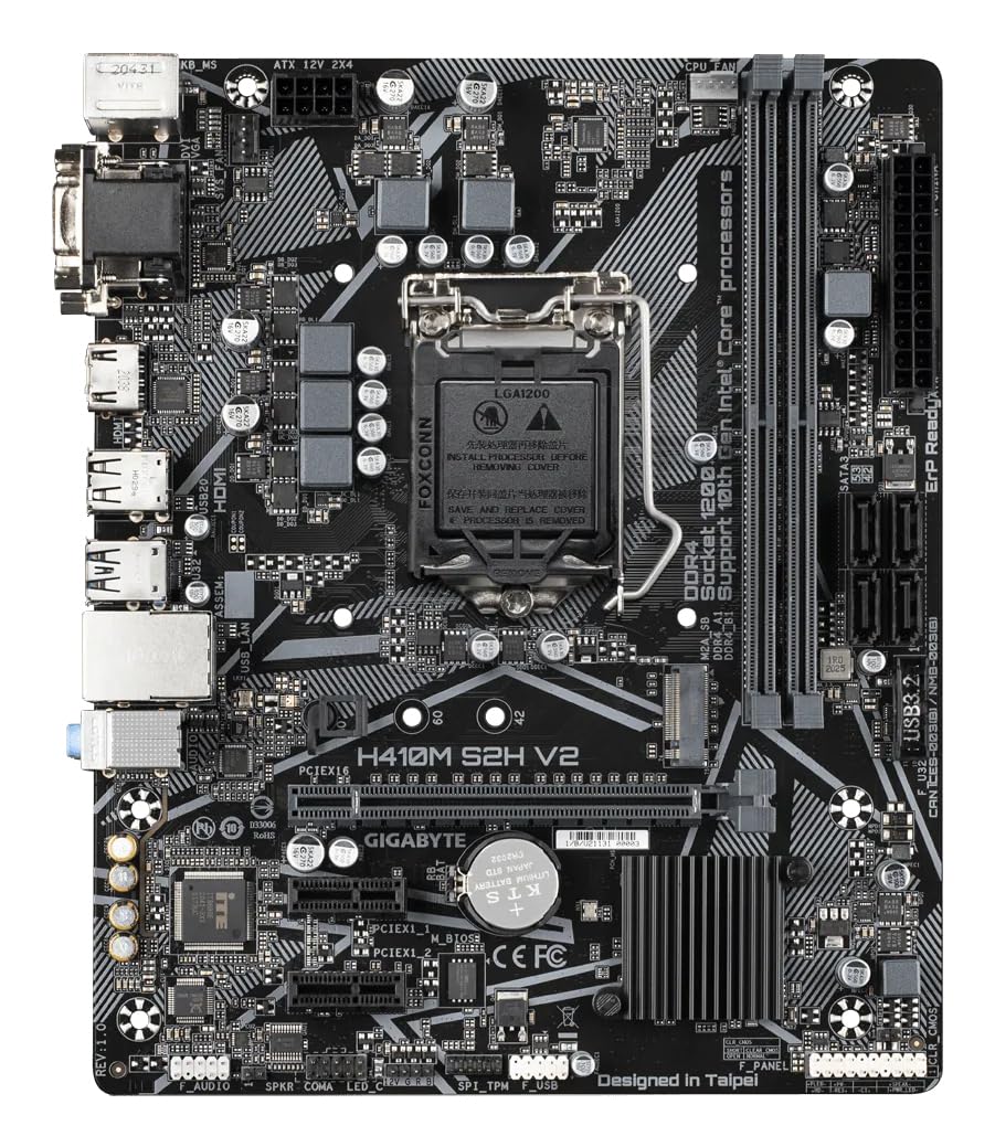 GIGABYTE H410M S2H V2 scheda madre Intel H410 DDR4