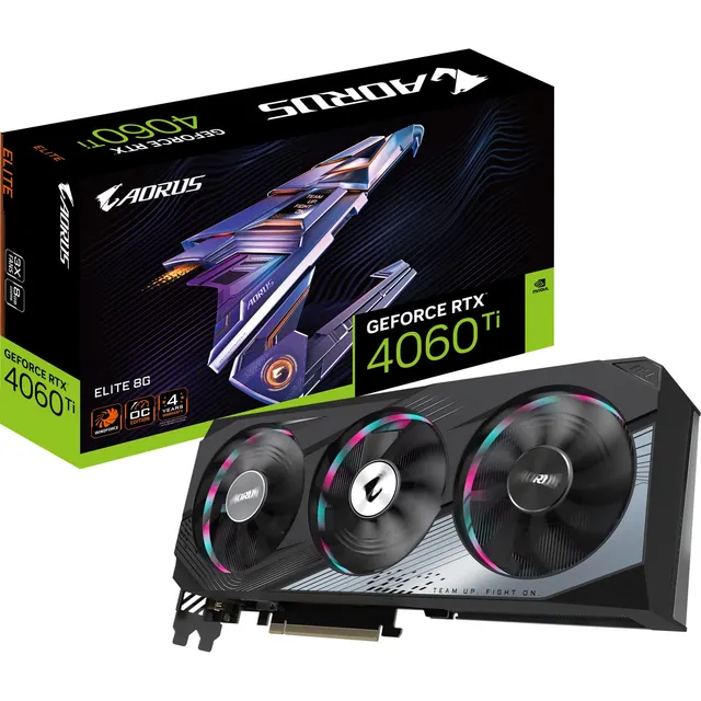 Gigabyte Aorus GeForce RTX 4060 Ti Elite scheda video 8GB