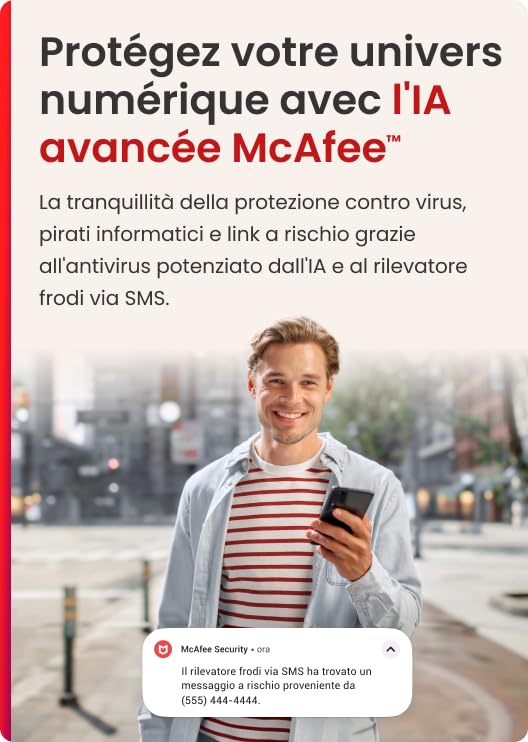 Microsoft 365 Family abbonamento 15 mesi 6 persone + McAfee