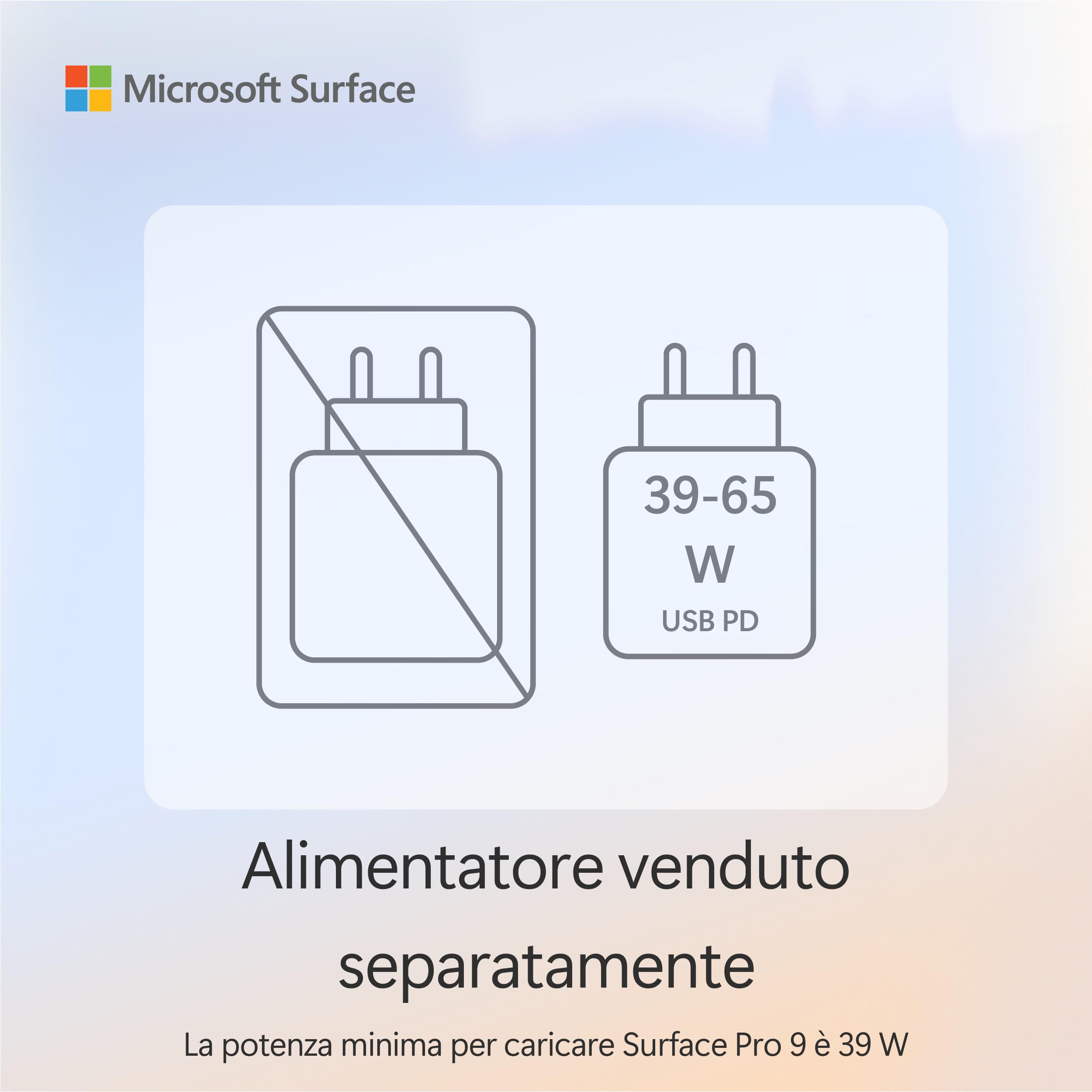 Microsoft Surface Pro 11 Snapdragon X Elite notebook 16GB 512GB zaffiro OLED