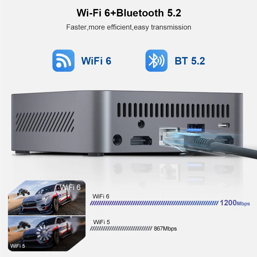 Ninkear M7 Mini PC Compatto Ultra-silenzioso