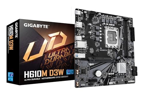 GIGABYTE H610M D3W scheda madre LGA1700 DDR5 M.2