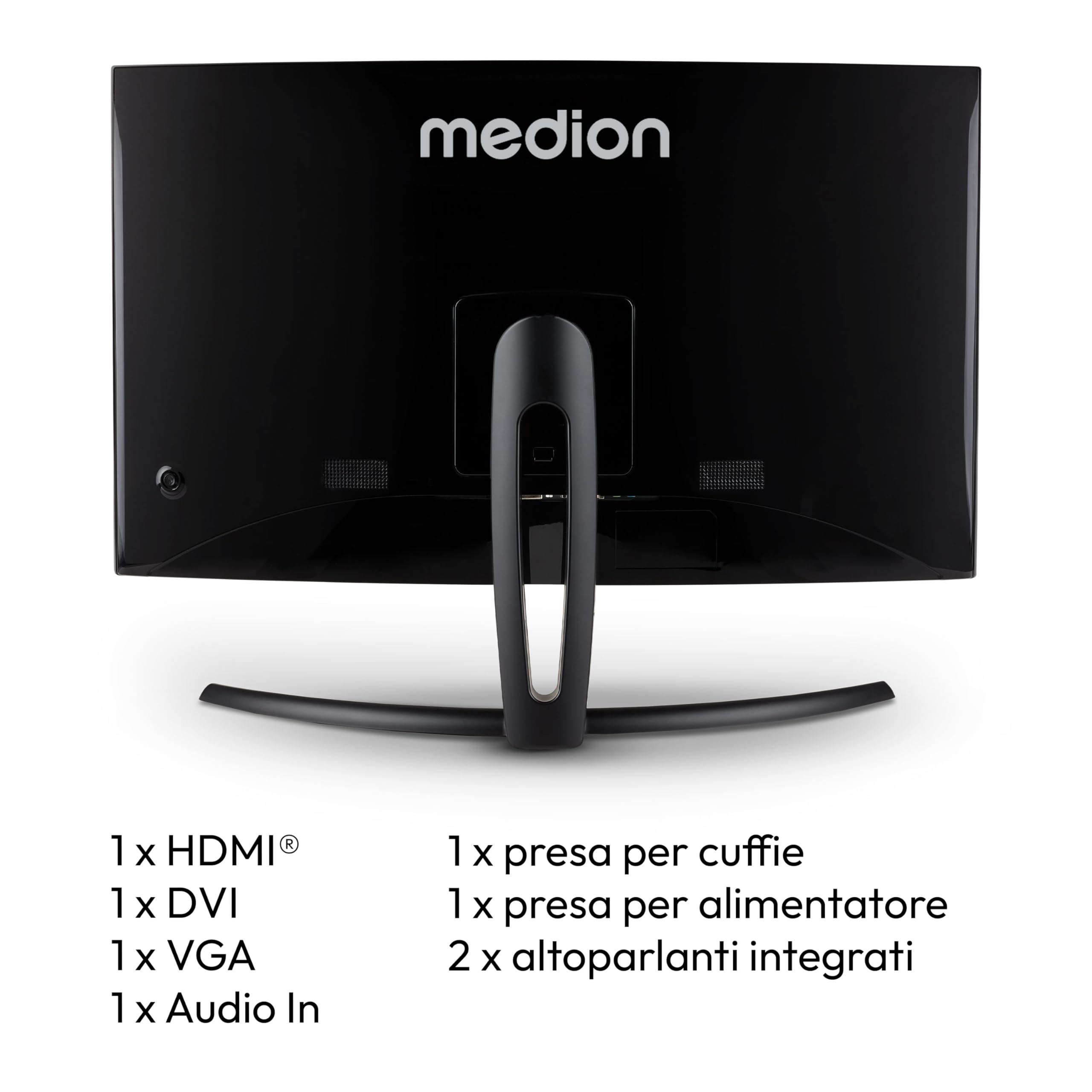 Medion P52720 MD 22020 monitor curvo 27" Full HD HDMI