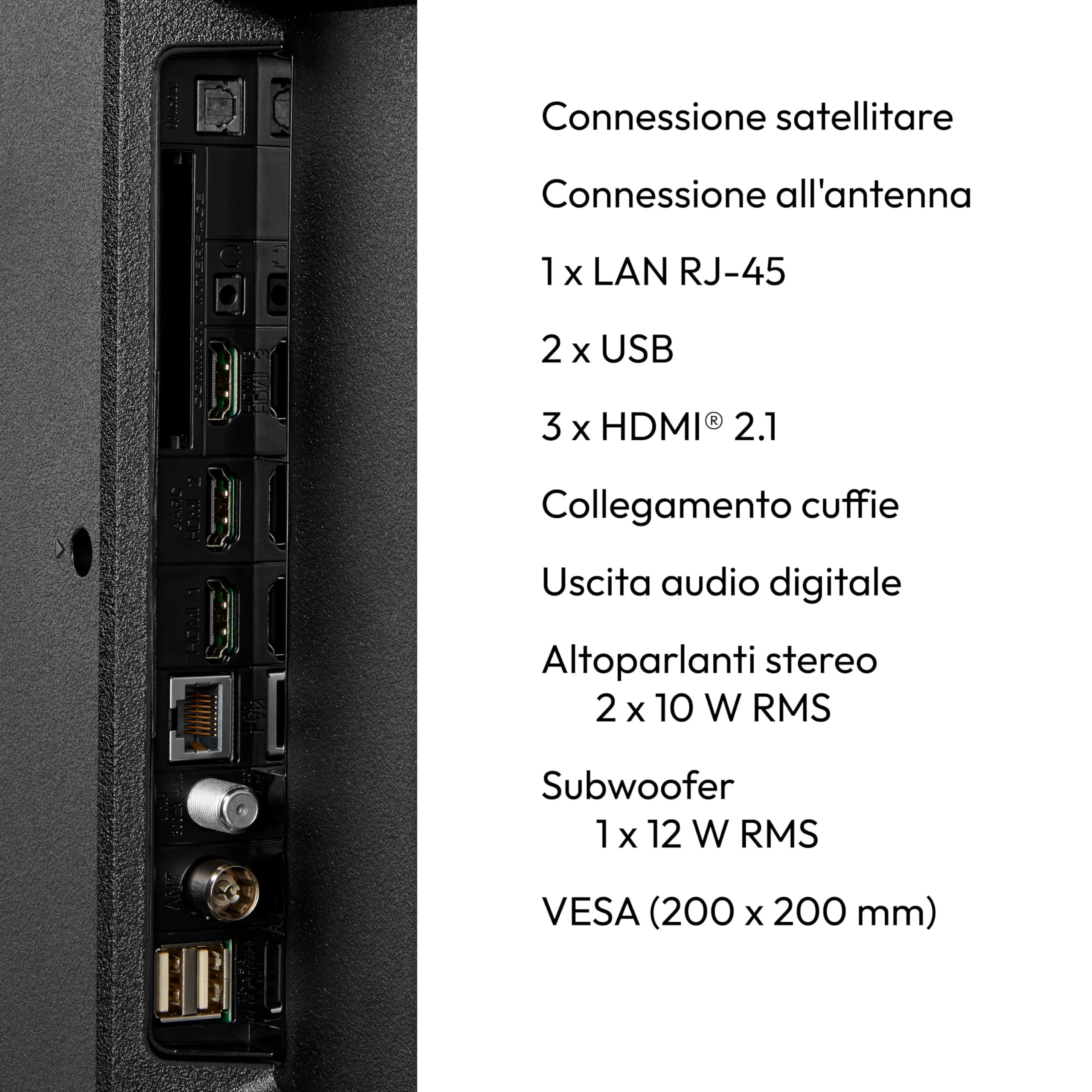MEDION MD 855600 TV QLED 55 pollici Smart 4K Dolby Vision