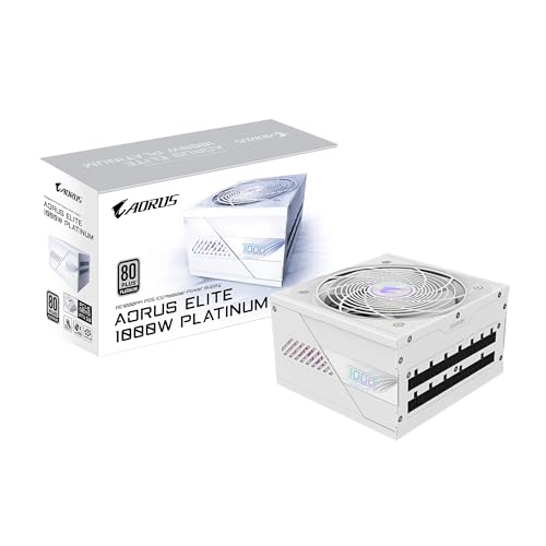 Gigabyte Aorus Elite P1000W Ice alimentatore 1000W Platinum modulare