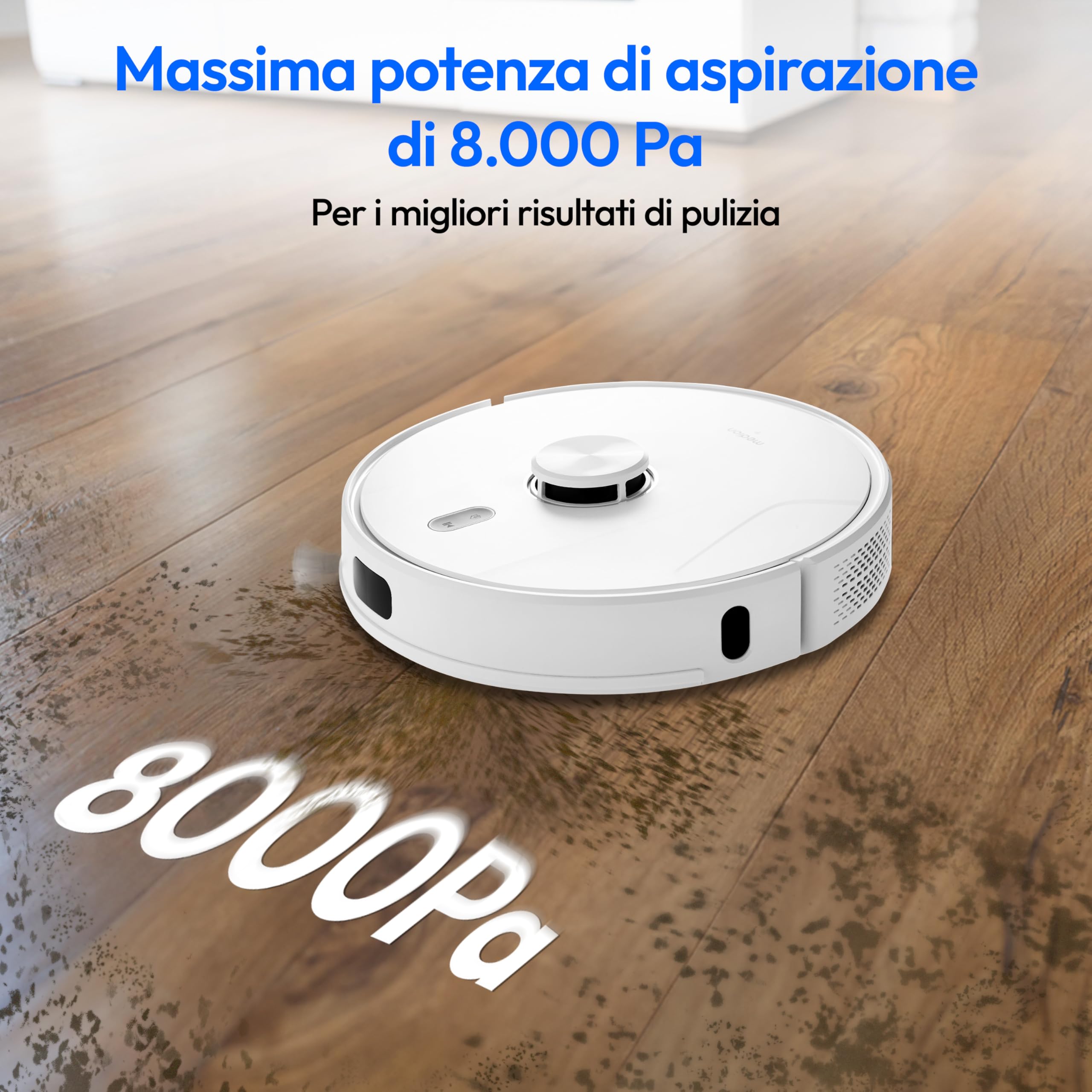 Medion X41 SW+ robot aspirapolvere lavapavimenti con stazione