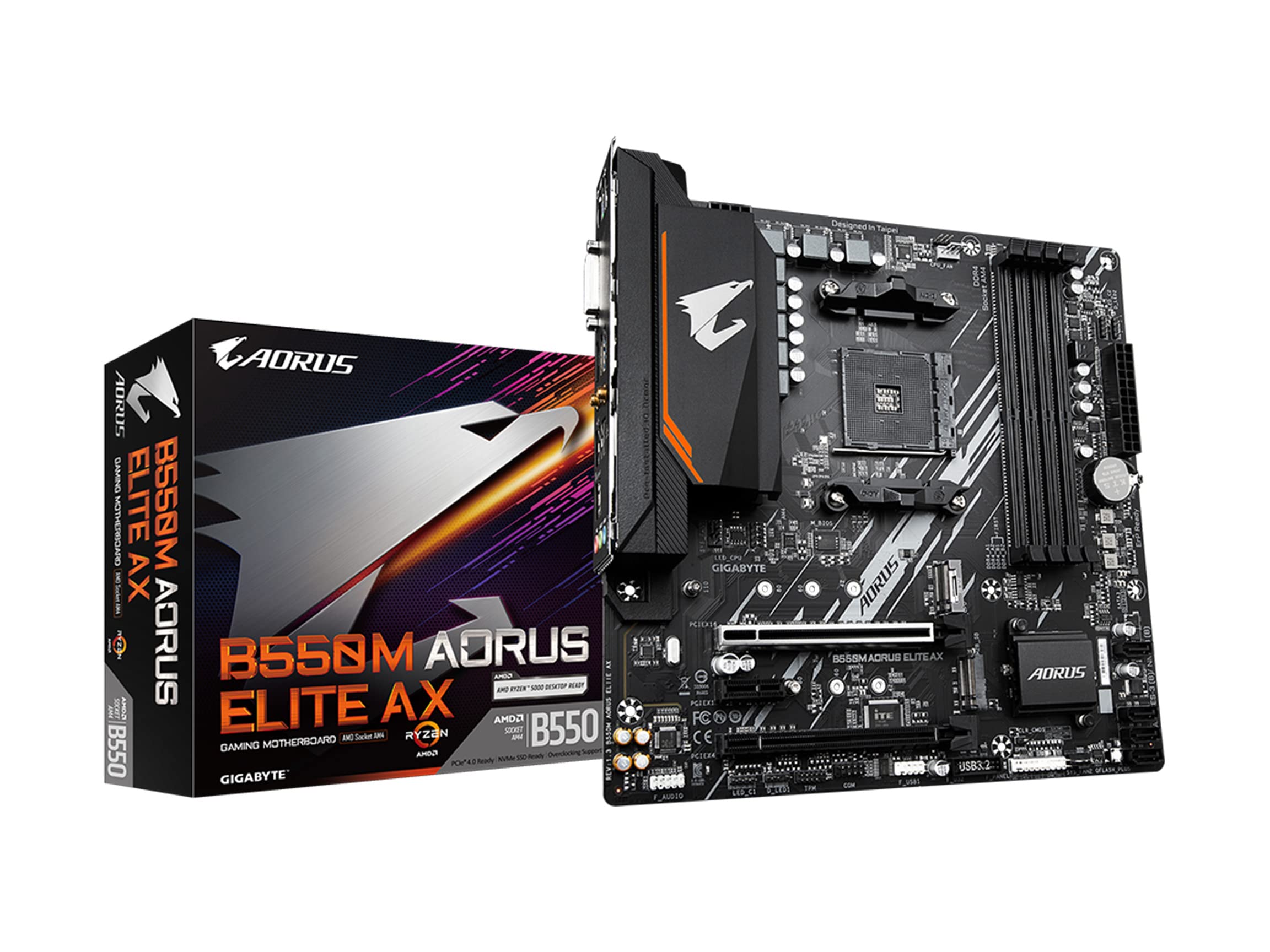 GIGABYTE B550M Aorus Elite AX scheda madre AM4 Wi-Fi 6E
