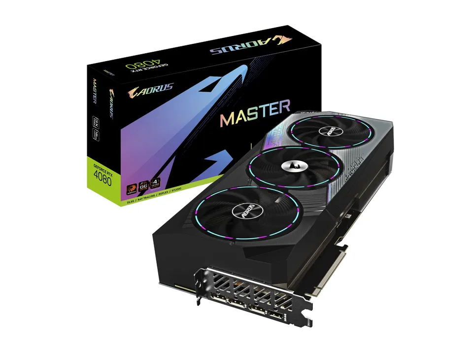 GIGABYTE AORUS GeForce RTX 4080 Master 16G scheda video 16 GB GDDR6X