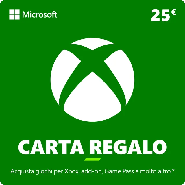 Xbox carta regalo digitale 25 EUR Game Pass