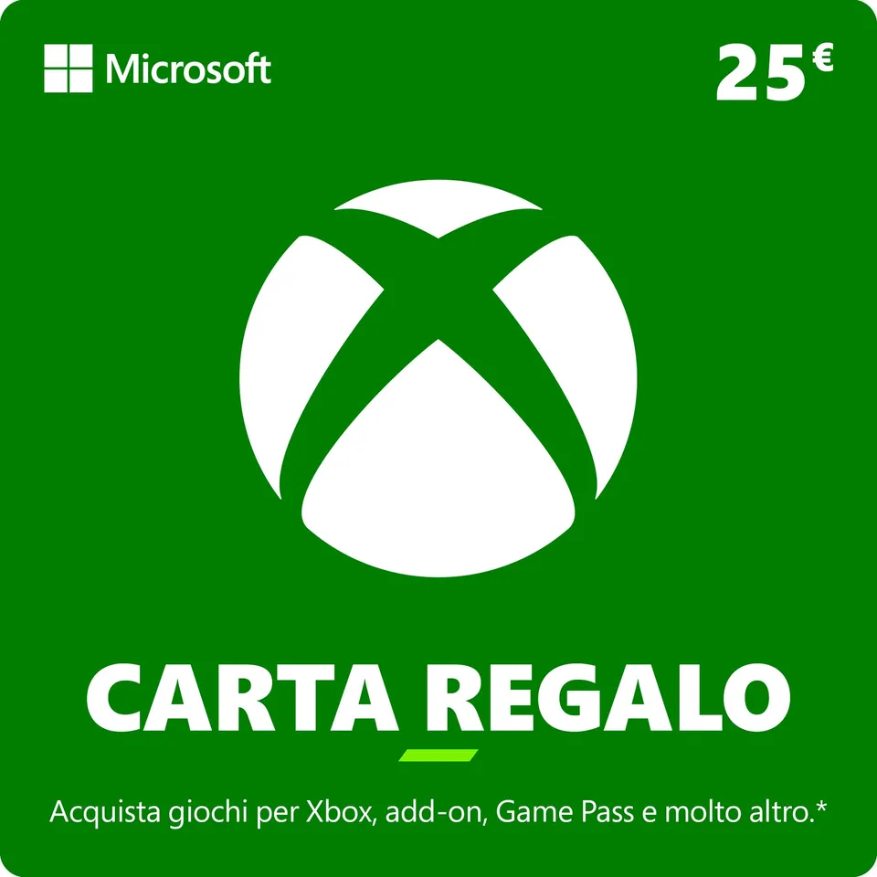 Xbox carta regalo digitale 25 EUR Game Pass