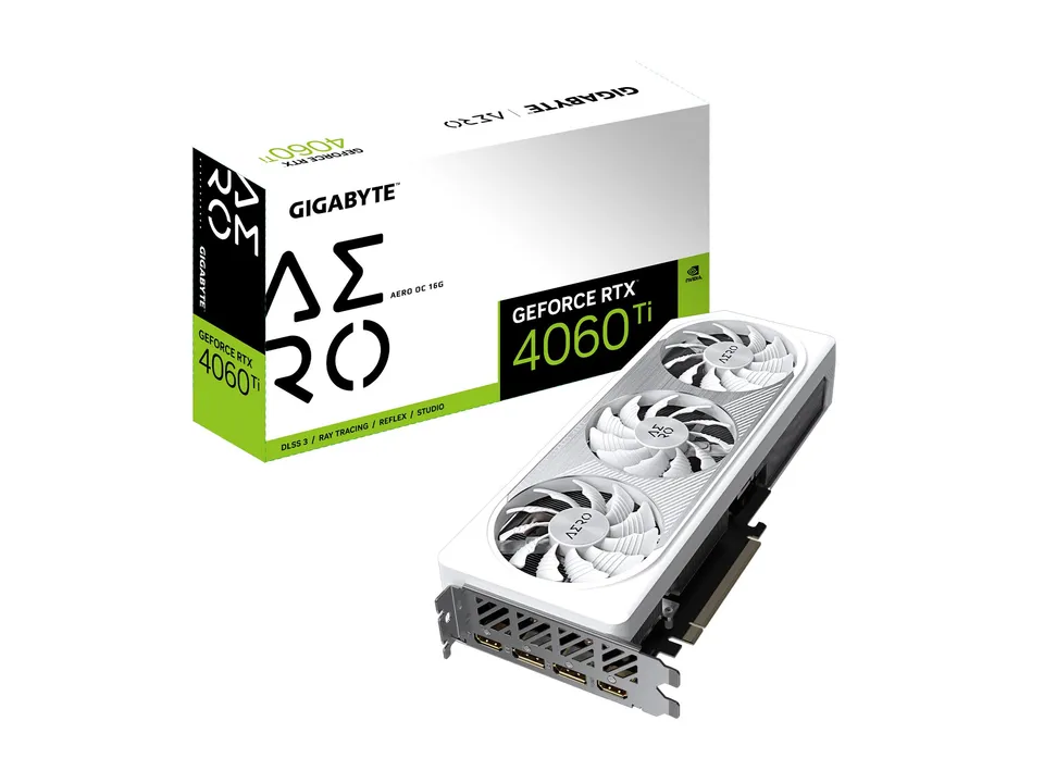 Gigabyte AERO OC RTX 4060 Ti scheda video 16GB GDDR6