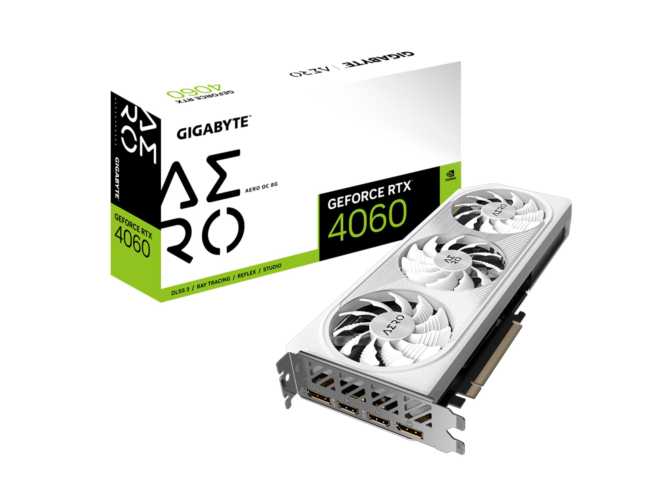 GIGABYTE AERO RTX 4060 OC 8G Scheda Video 8GB GDDR6 DLSS 3