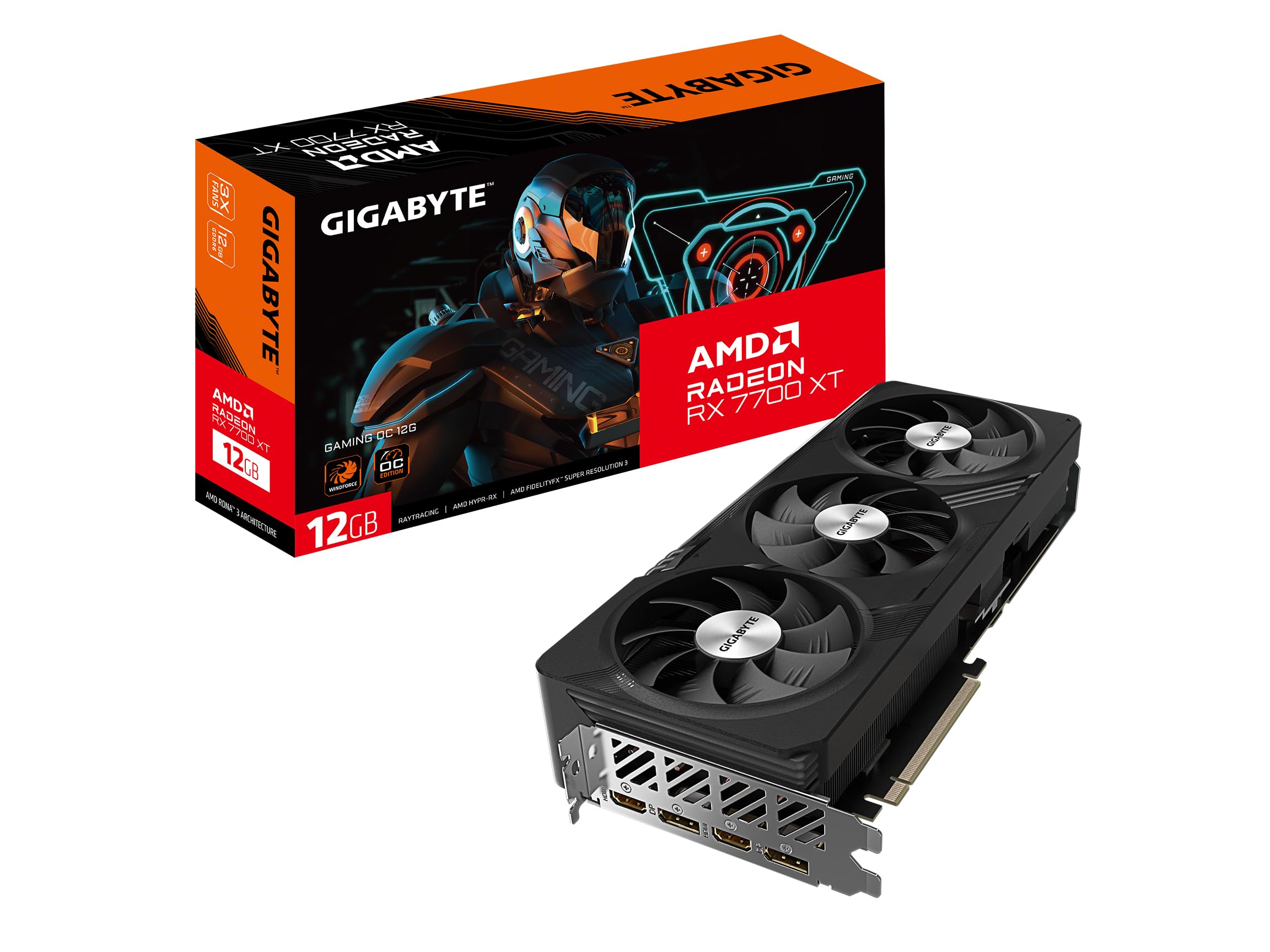 GIGABYTE Radeon RX 7700 XT Gaming OC 12G scheda video 12GB RDNA 3