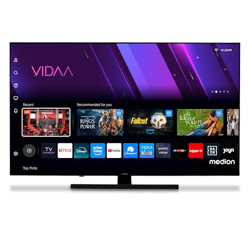 MEDION MD 855600 TV QLED 55 pollici Smart 4K Dolby Vision