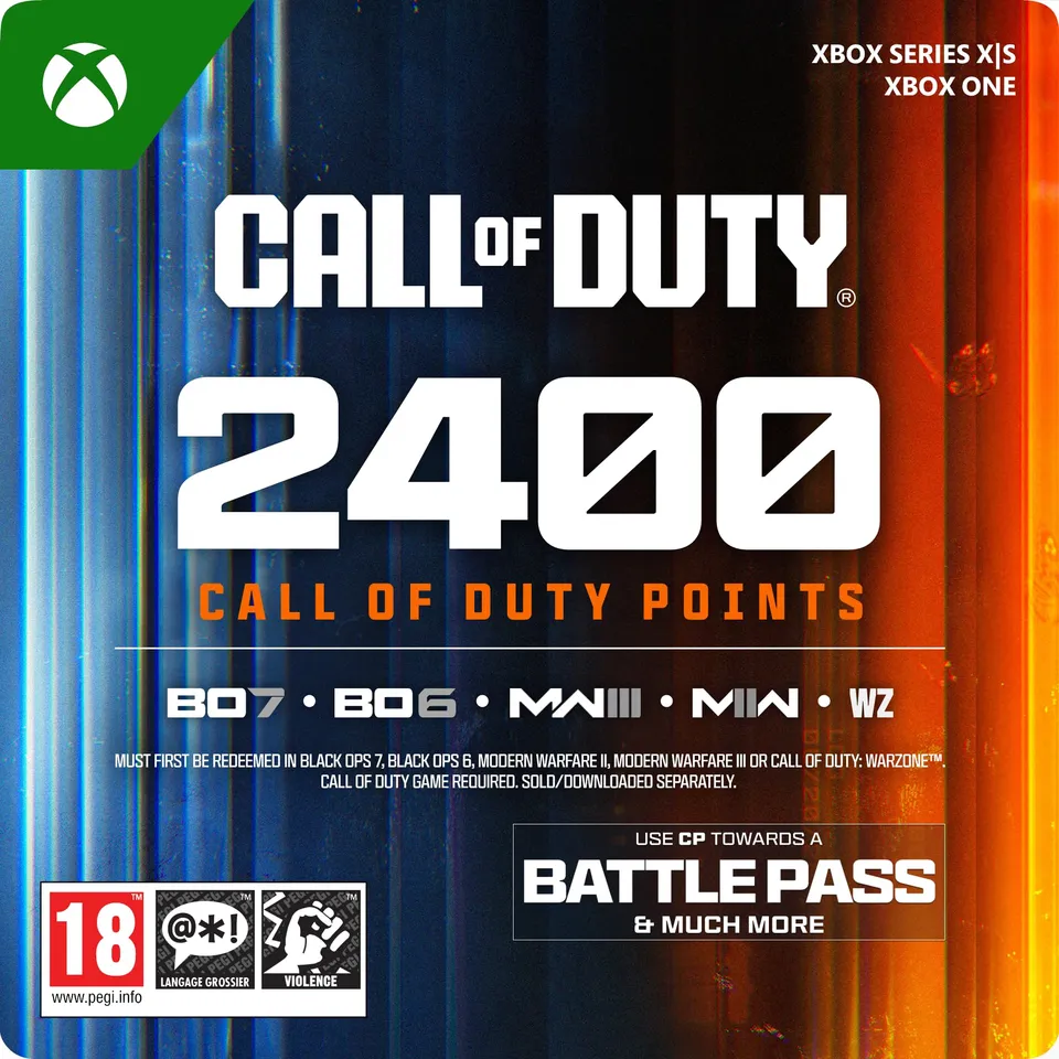 Call of Duty Points 2400 punti Xbox codice download Warzone