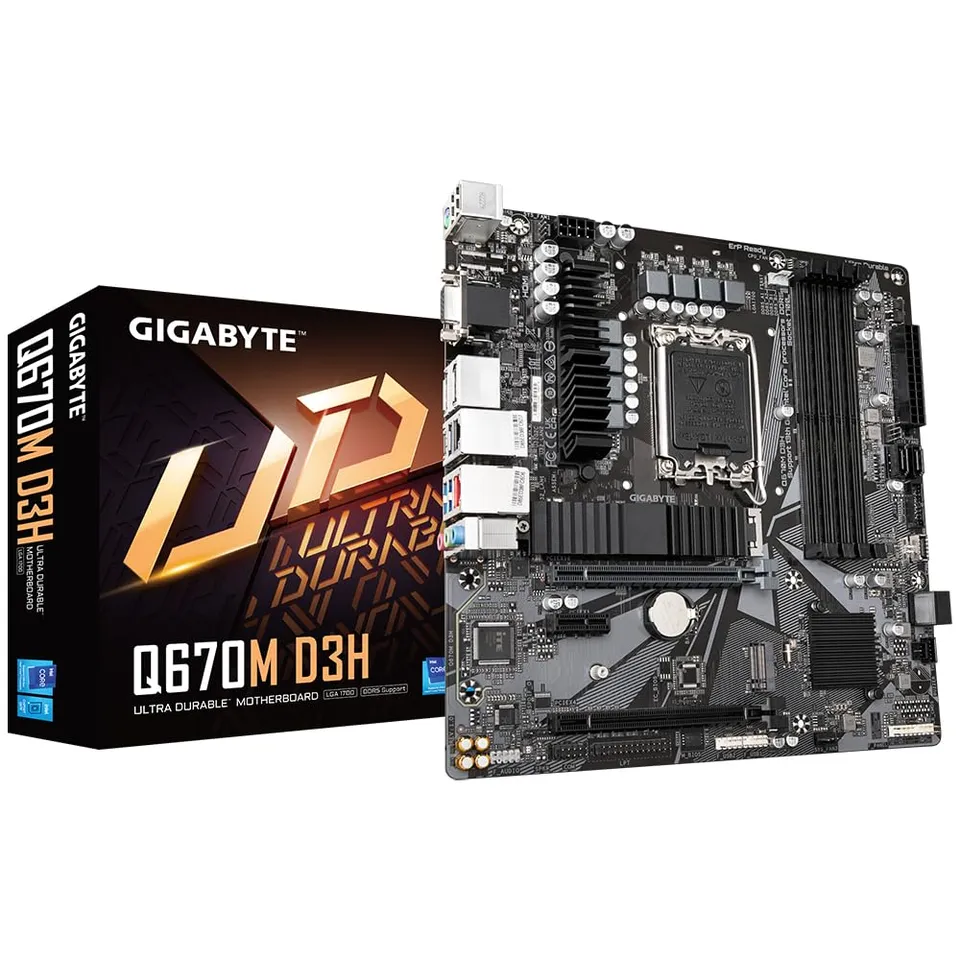 GIGABYTE Q670M D3H Scheda Madre DDR5 LGA1700
