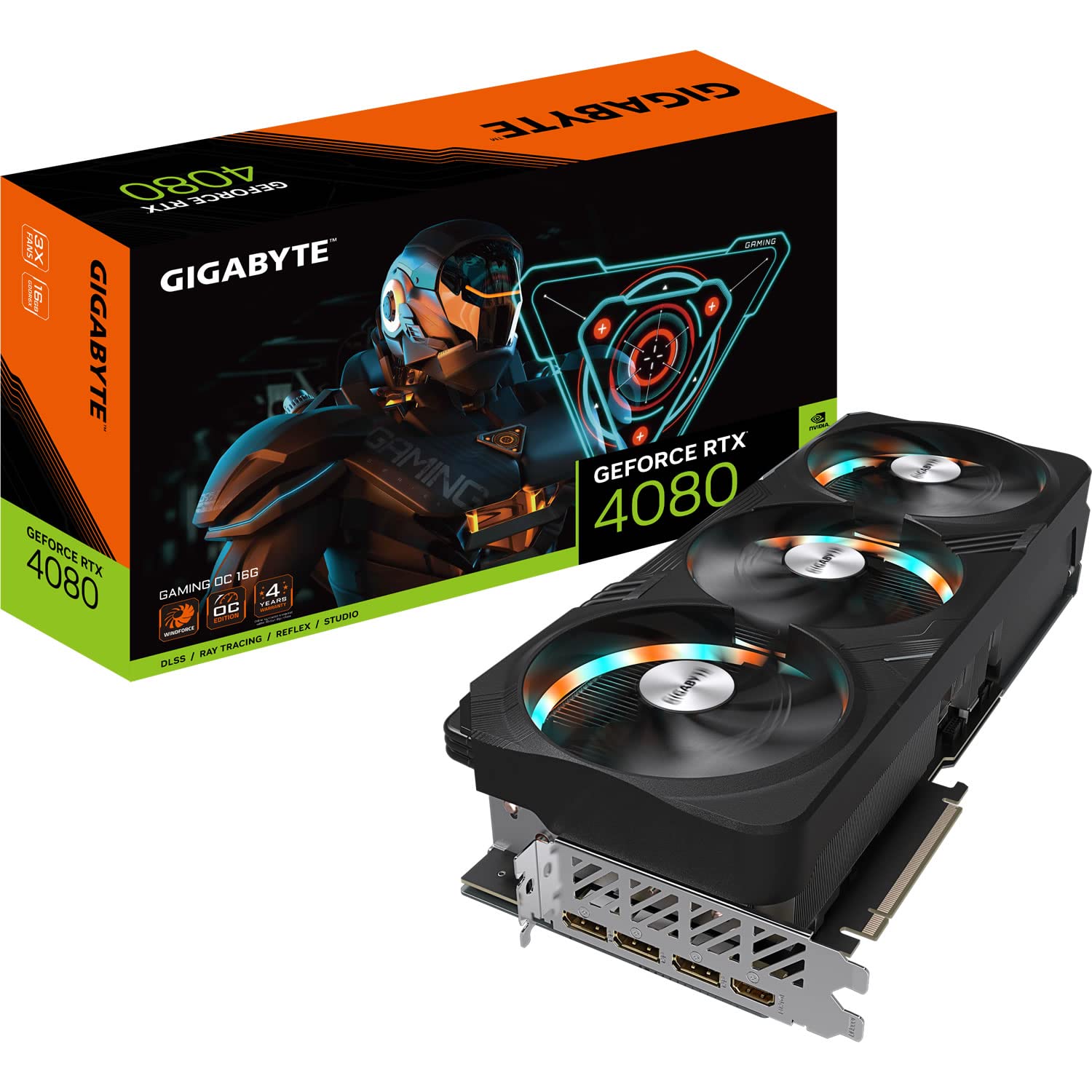 GIGABYTE GAMING OC GV-N4080GAMING scheda video RTX 4080 16GB