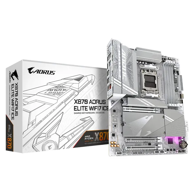GIGABYTE X870 AORUS ELITE WIFI7 ICE scheda madre Wi-Fi 7