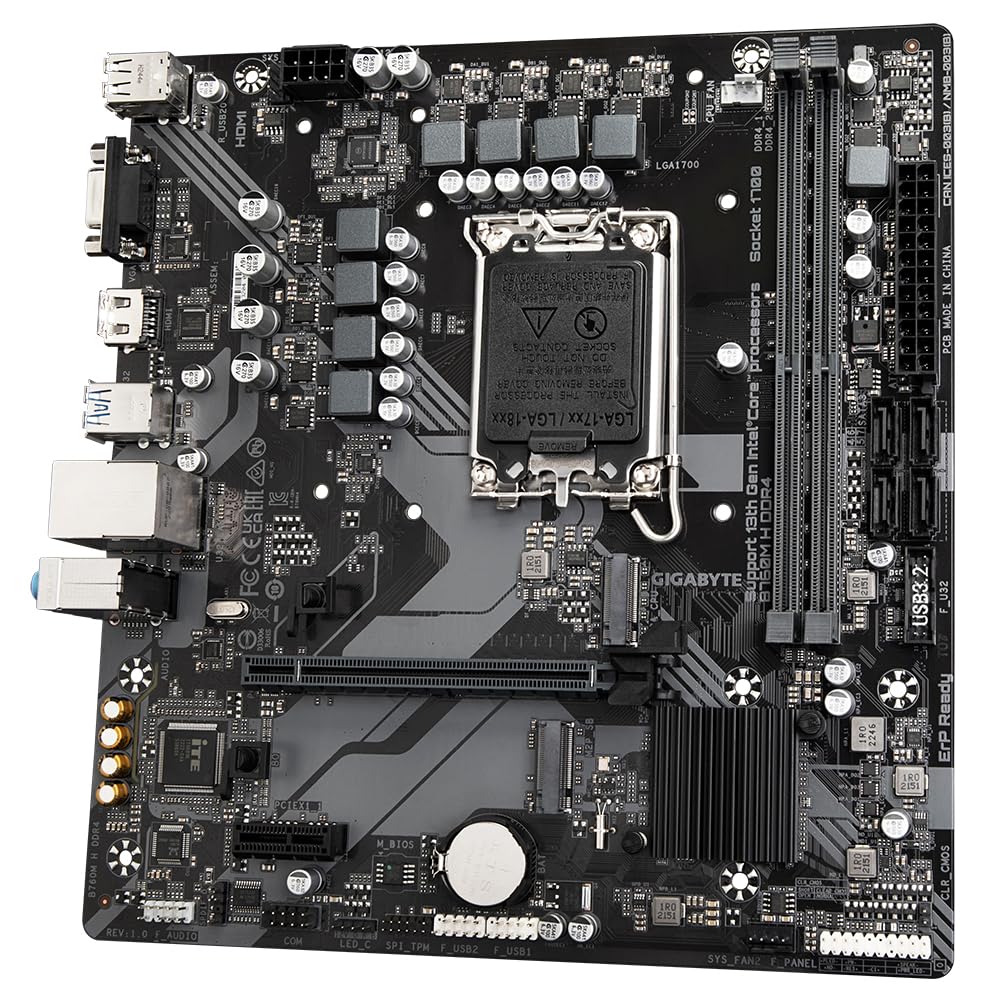 GIGABYTE B760M H DDR4 scheda madre micro-ATX LGA1700