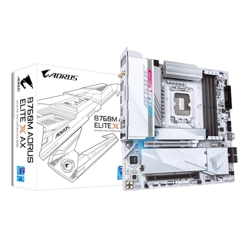 GIGABYTE B760M AORUS ELITE X AX scheda madre DDR5 micro-ATX