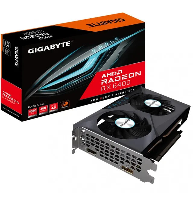 GIGABYTE RX 6400 Eagle 4G scheda video GDDR6 4 GB
