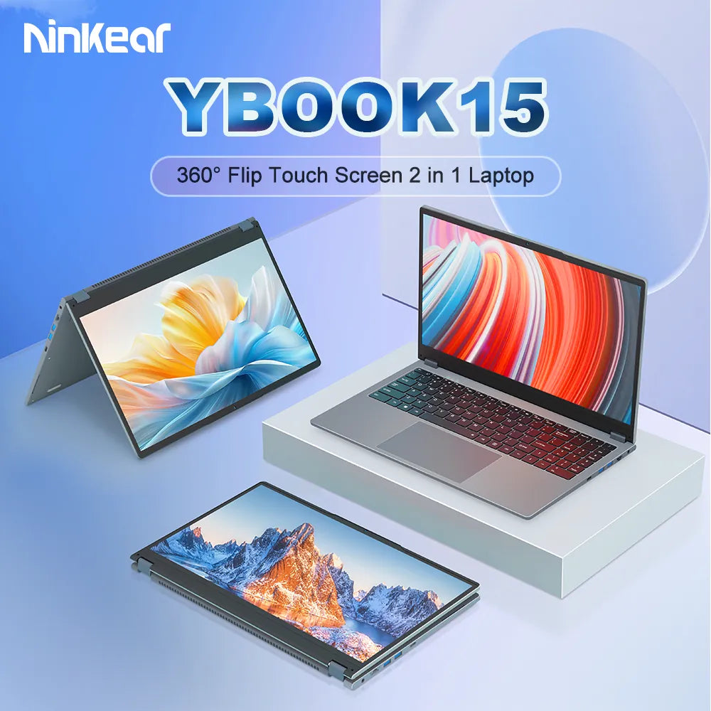 Ninkear YBOOK 15 Notebook 2 in 1 Touch 16GB/512GB convertibile