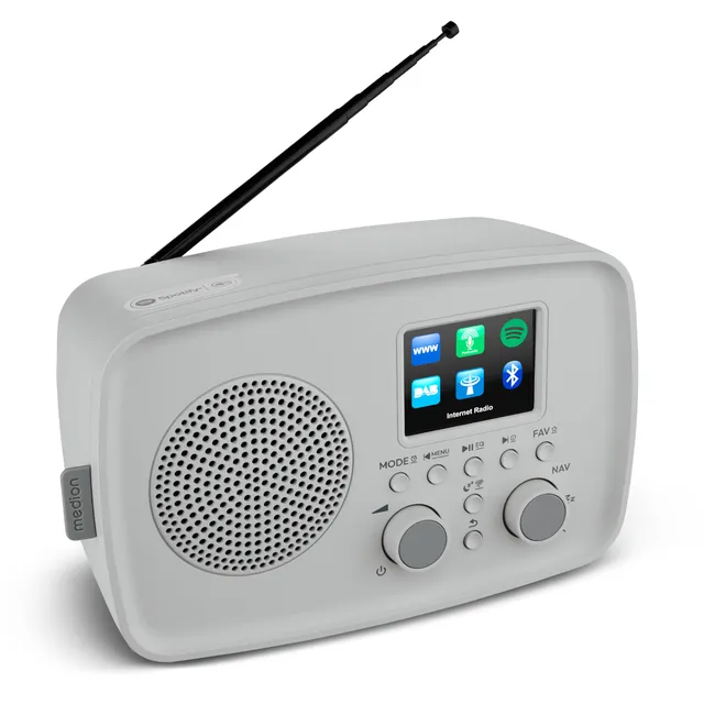 Medion IRE-1 radio internet DAB+ grigia Bluetooth