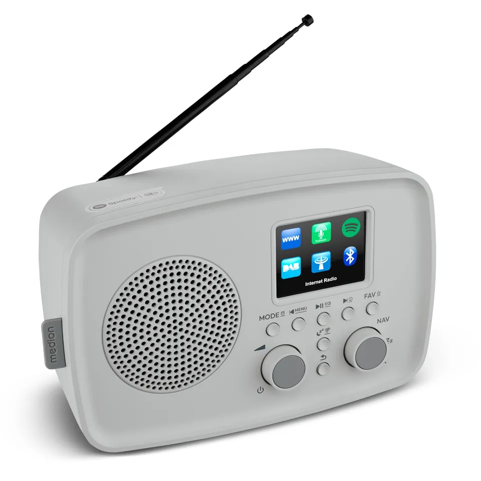 Medion IRE-1 radio internet DAB+ grigia Bluetooth