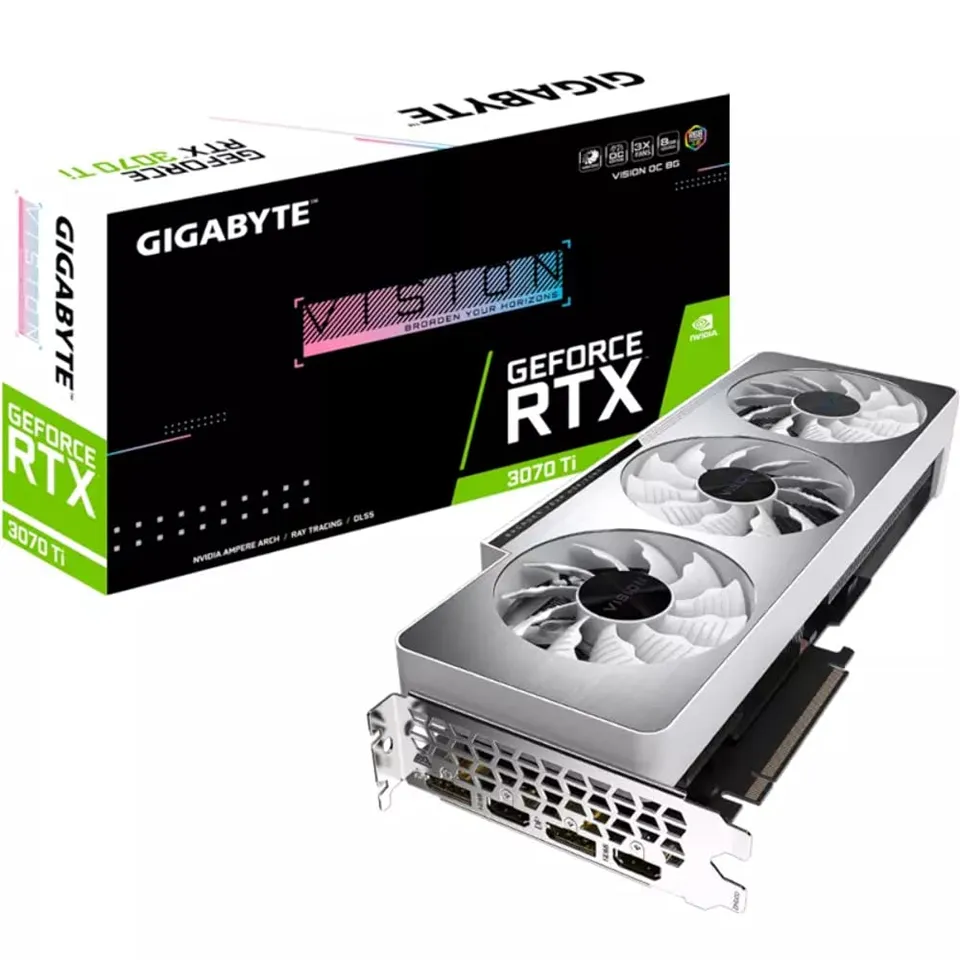 GIGABYTE Vision RTX 3070 Ti OC scheda video 8GB GDDR6X
