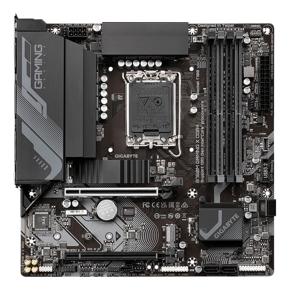 GIGABYTE B760M GAMING X DDR4 scheda madre LGA 1700