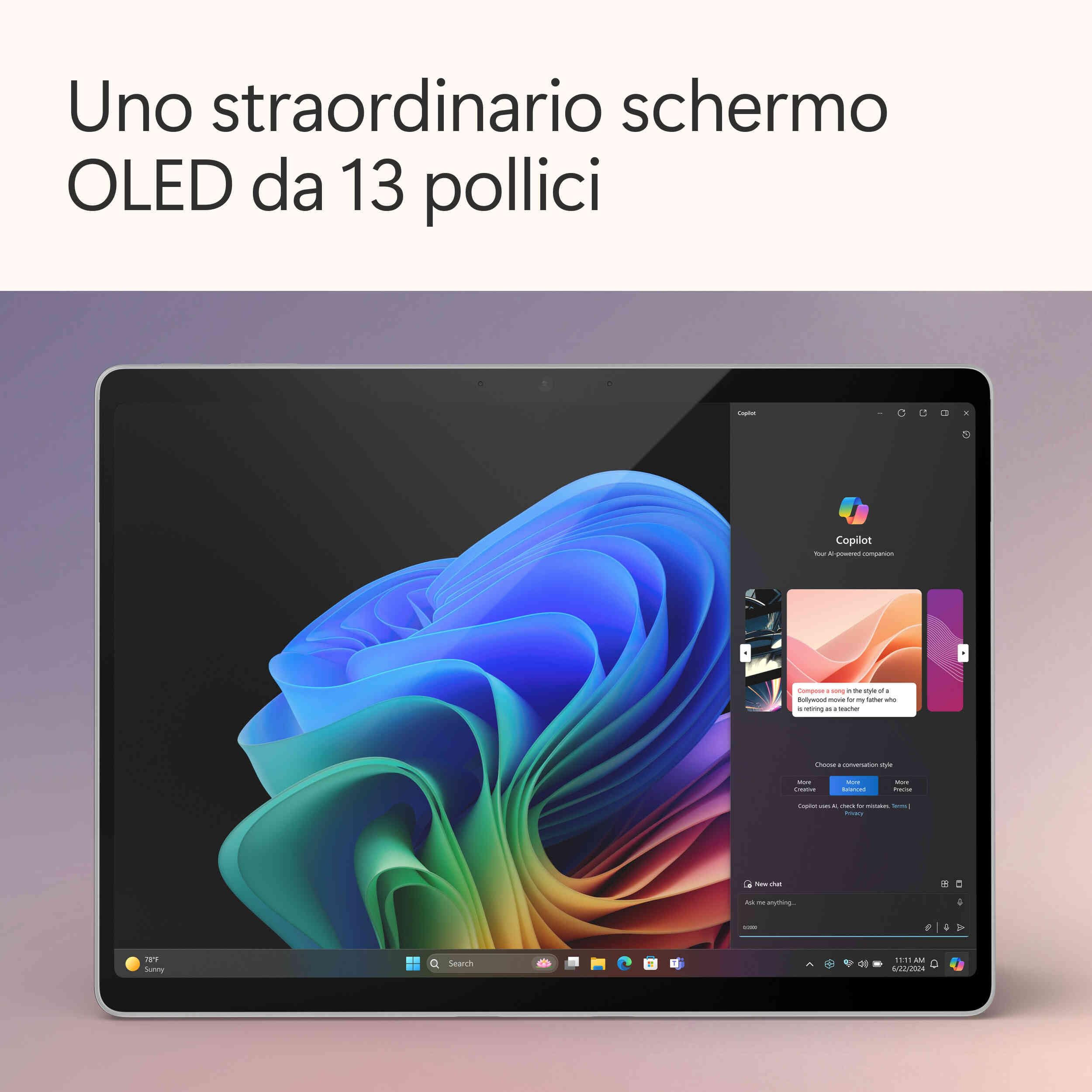 Microsoft Surface Pro 11 Notebook OLED 13" 16GB 512GB Dune
