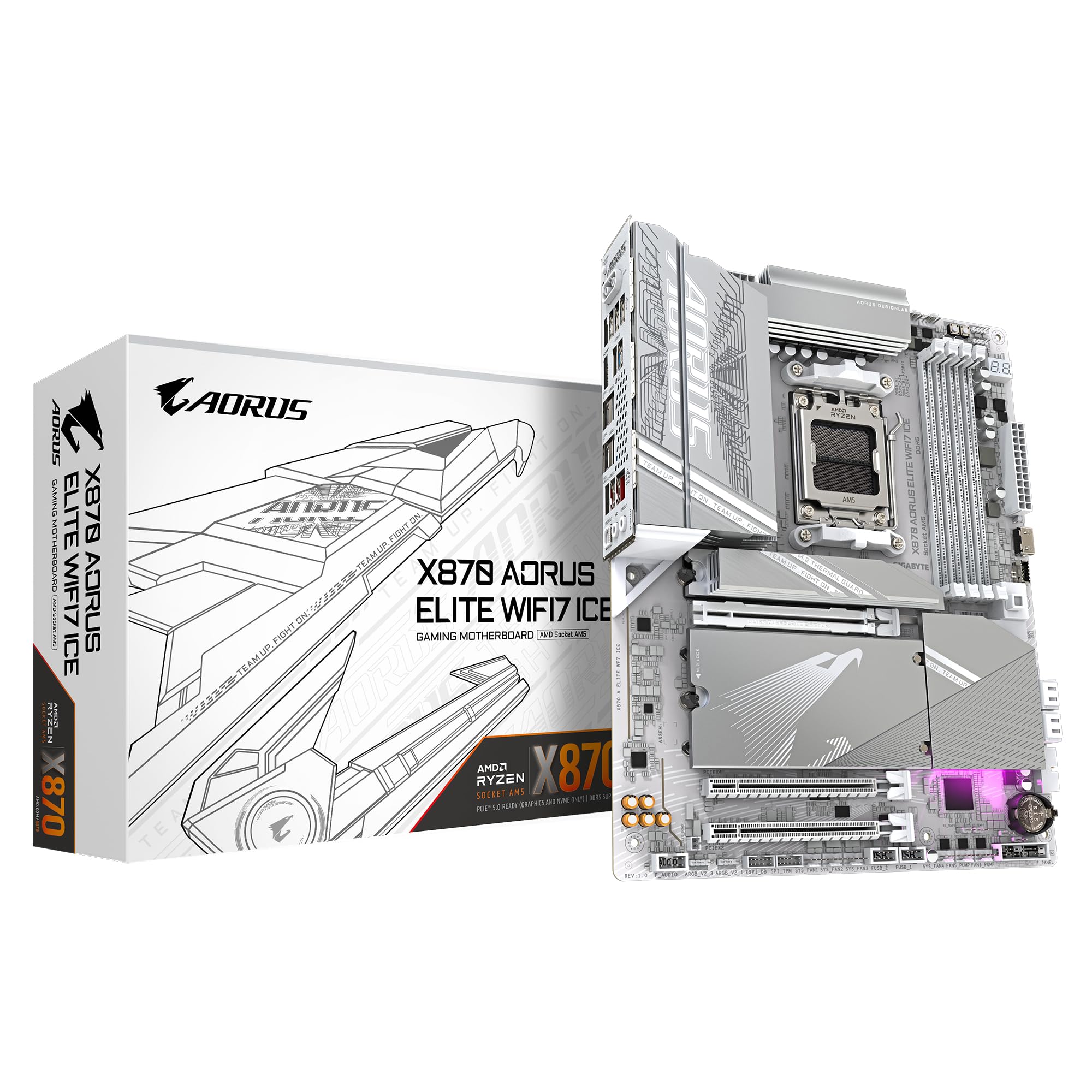 GIGABYTE X870 AORUS ELITE WIFI7 ICE scheda madre Wi-Fi 7
