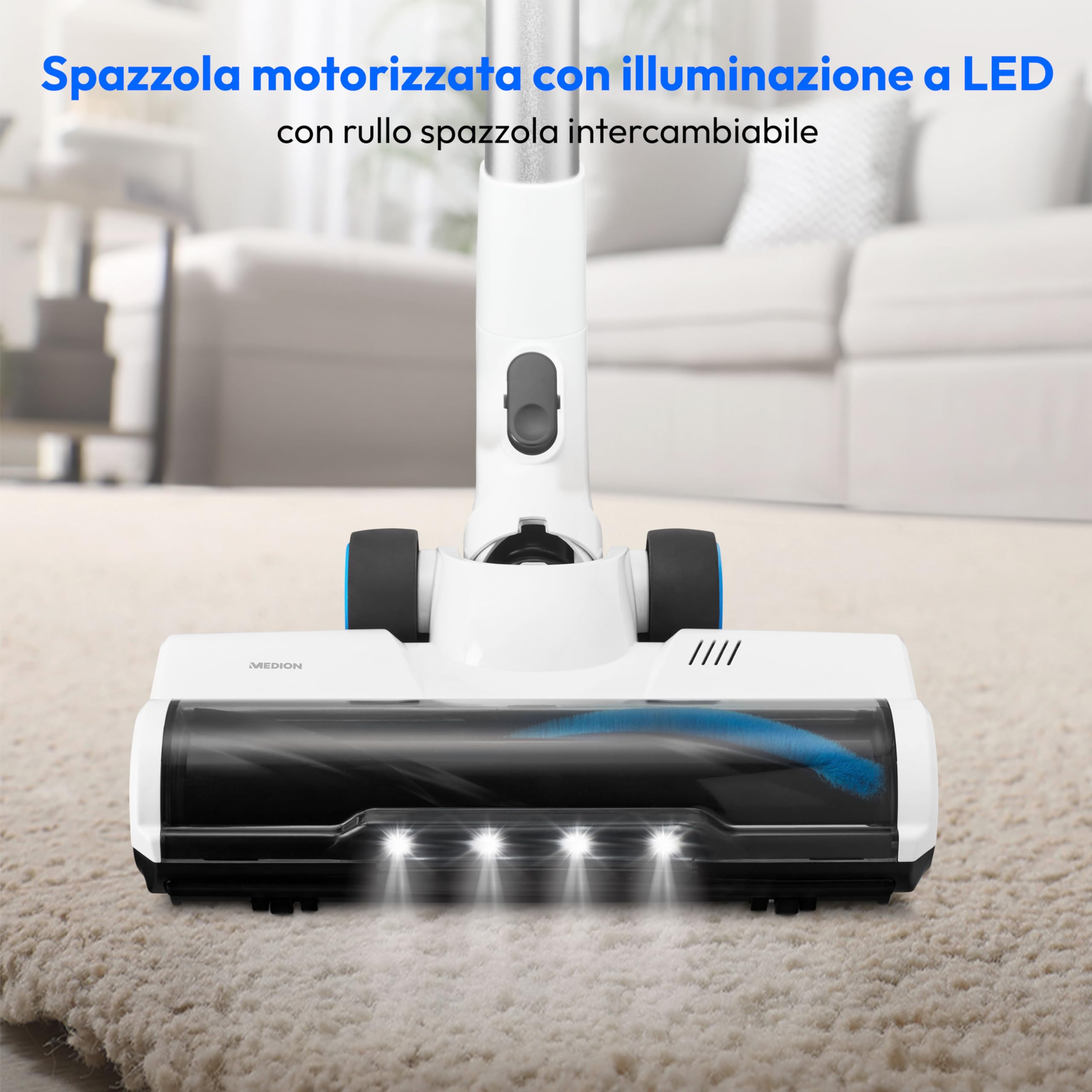 MEDION P250 aspirapolvere verticale senza fili 22kPa