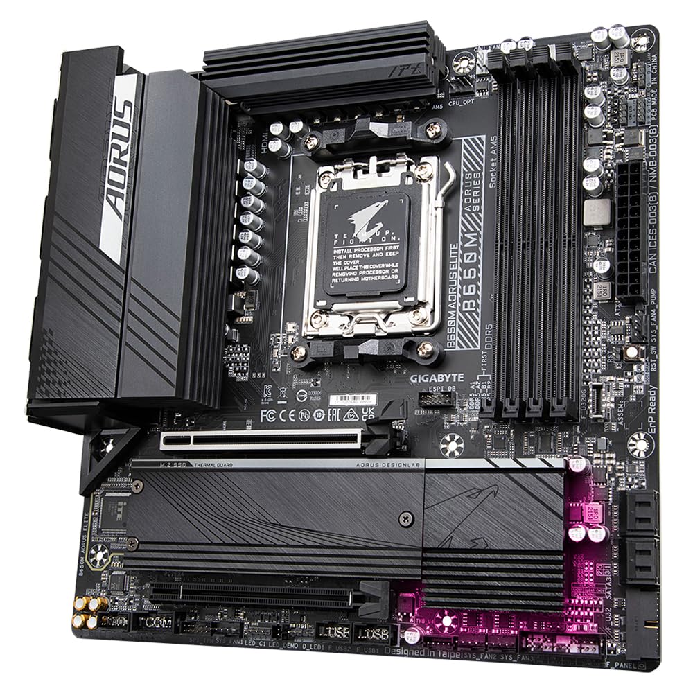 Gigabyte B650M Aorus Elite Scheda Madre AM5 DDR5 Micro ATX